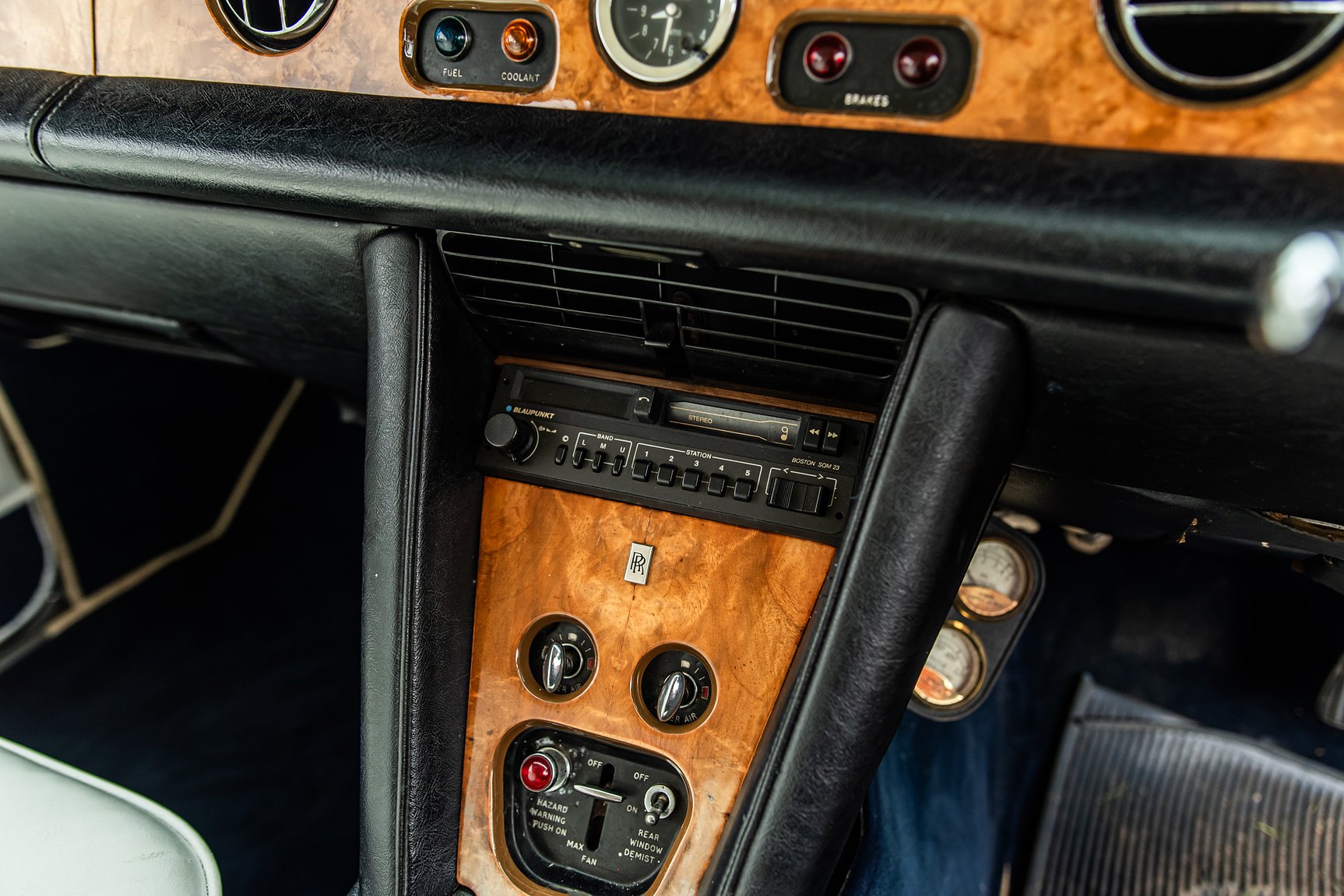 Interiörbild 1972 Rolls-Royce Silver Shadow