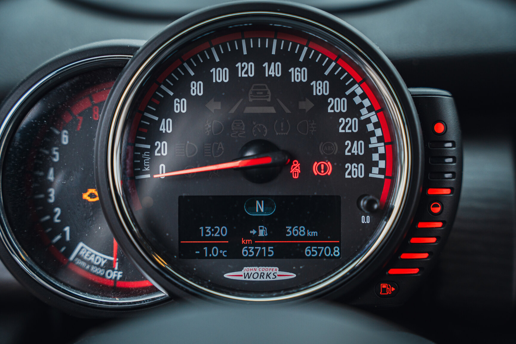 Interiörbild 2017 Mini Cooper JCW