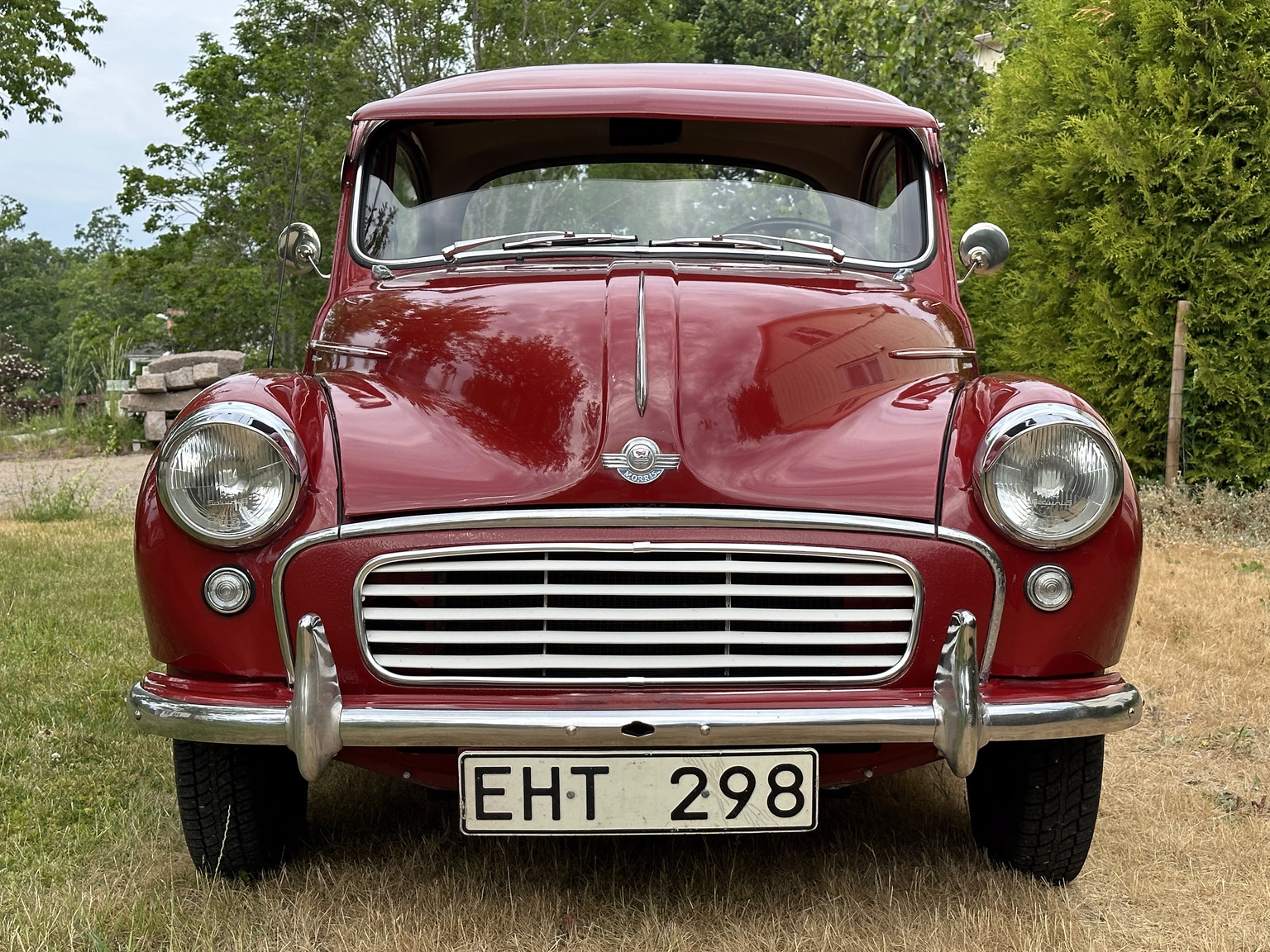 Exteriörbild på 1958 Morris Minor 1000