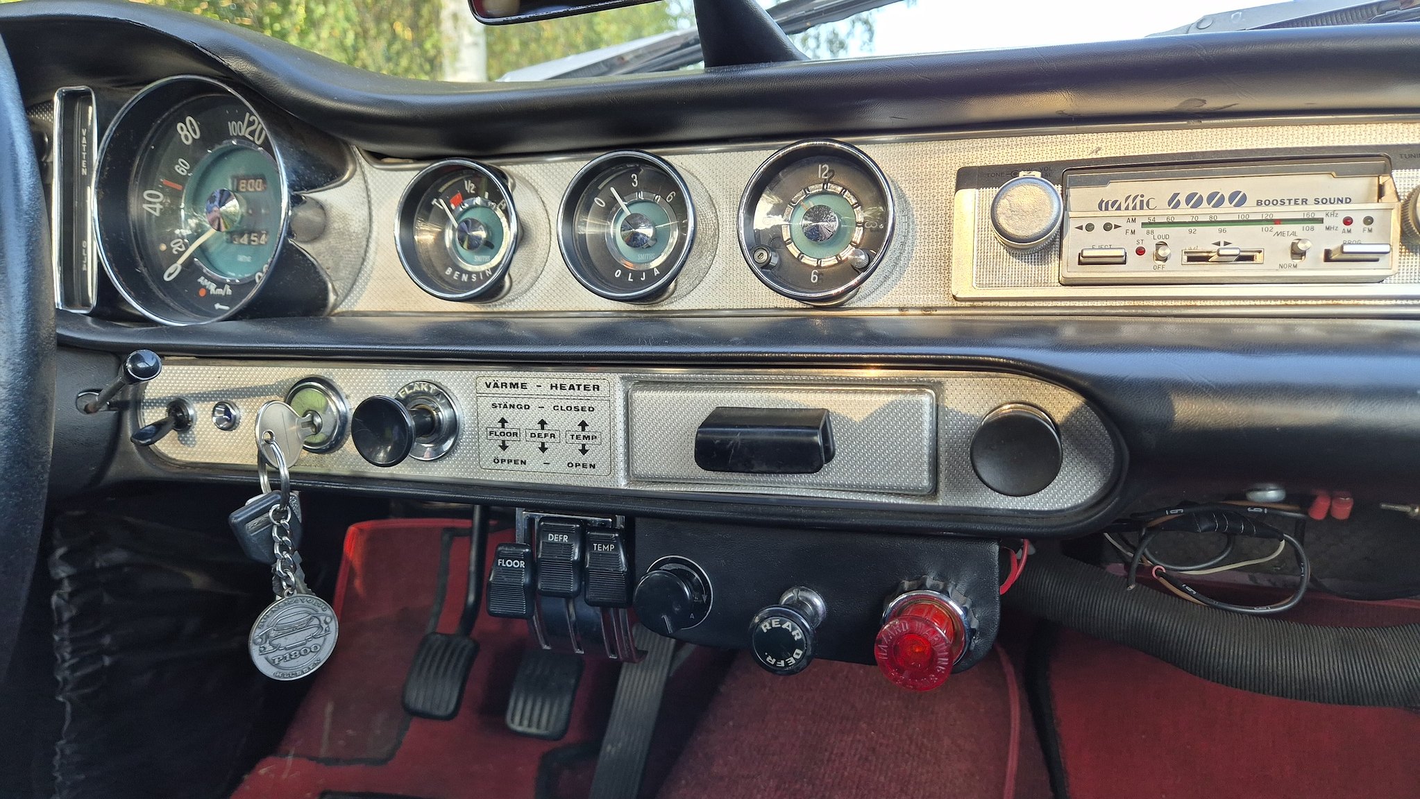 Interiörbild 1968 Volvo P1800S