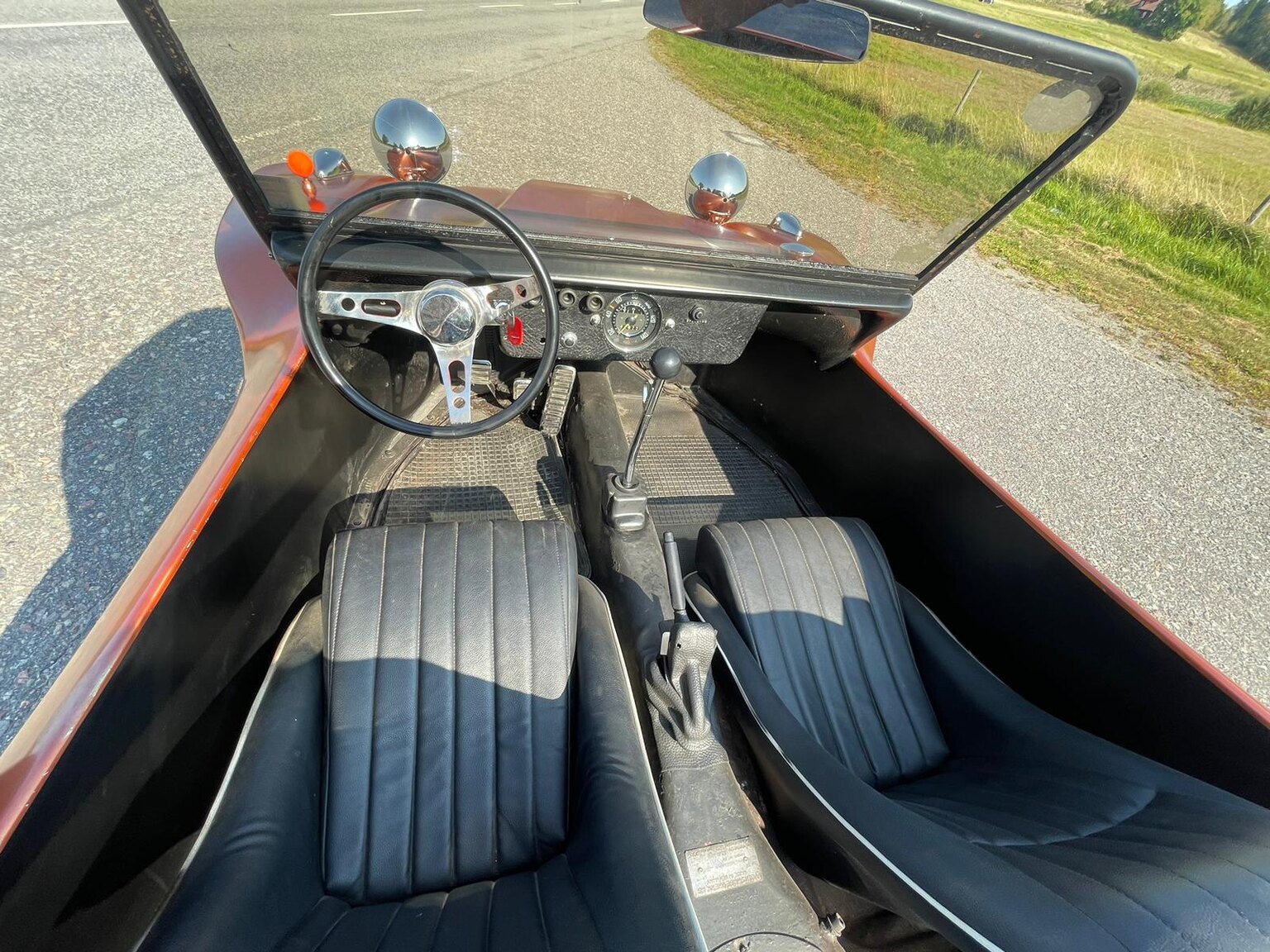 Interiörbild 1968 Volkswagen Beach Buggy