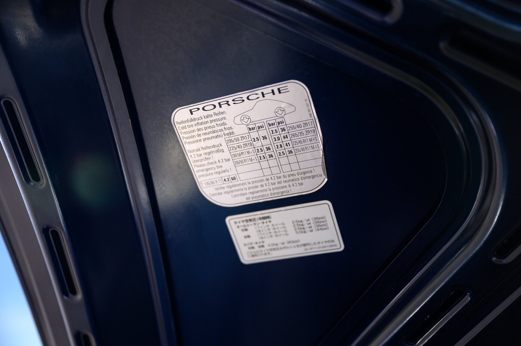 Interiörbild 1999 Porsche 911 Carrera