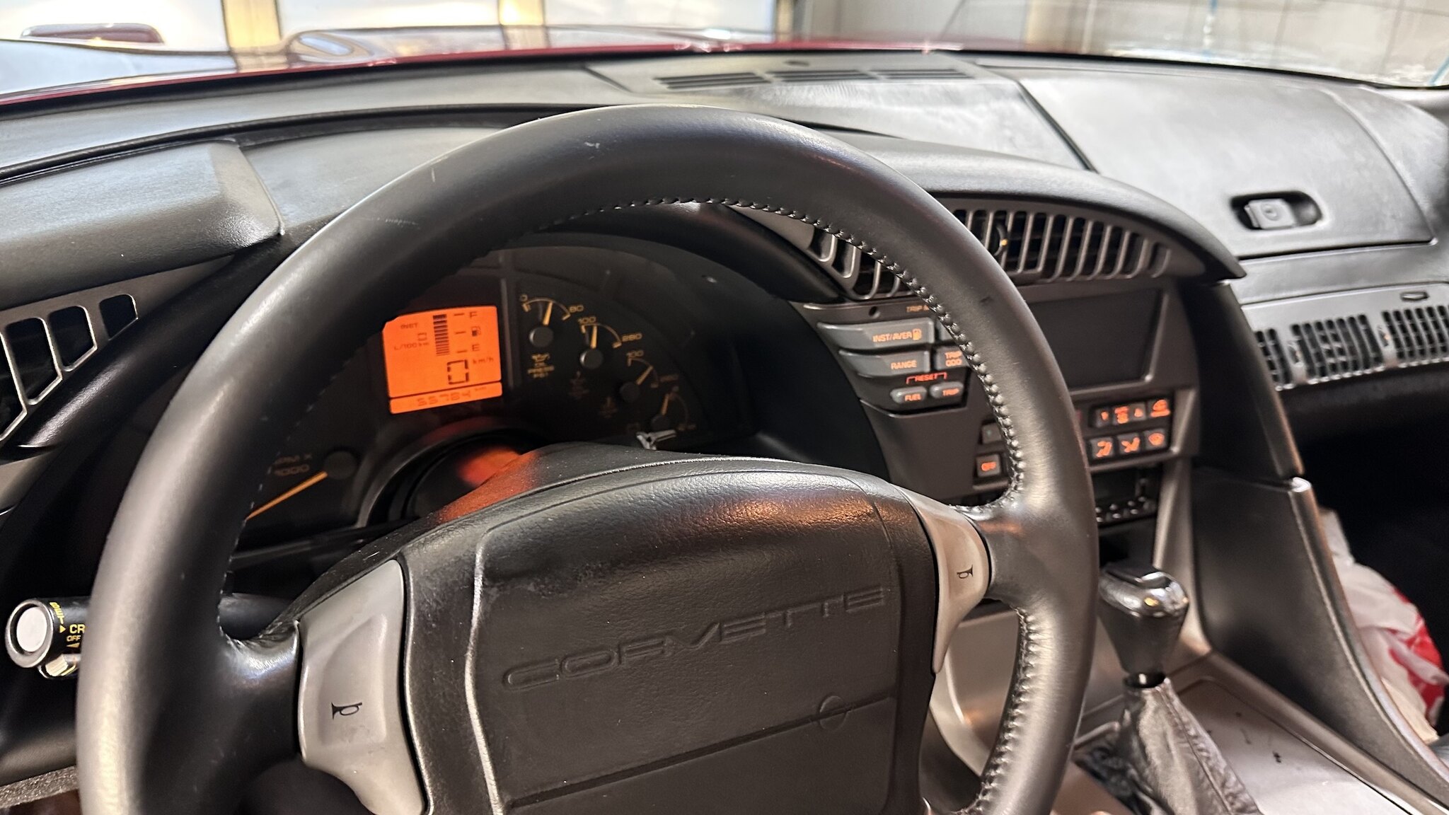 Interiörbild 1990 Chevrolet Corvette C4 Cabriolet