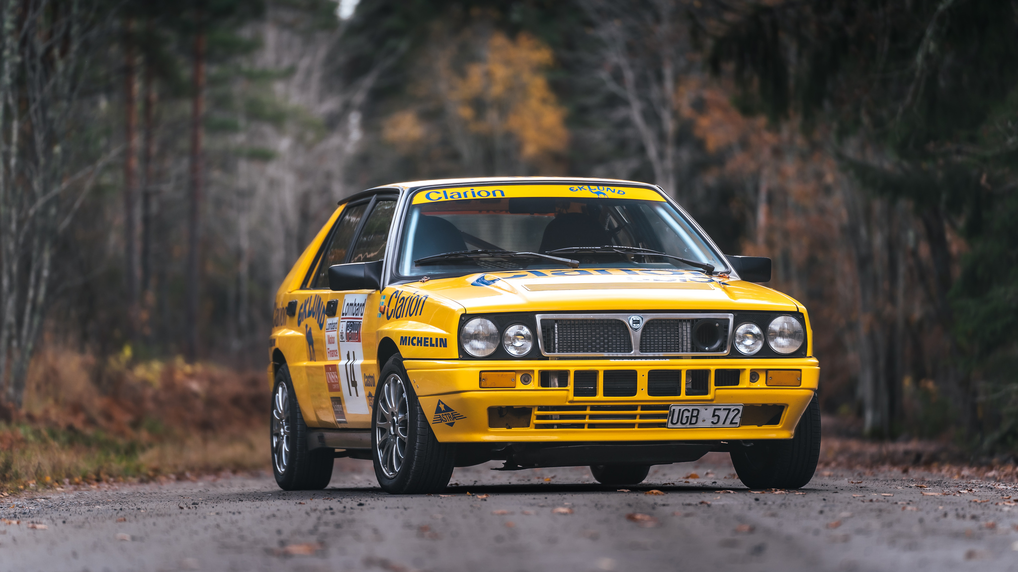 Exterior image of 1990 Lancia Delta Integrale 16V Per Eklund Replica