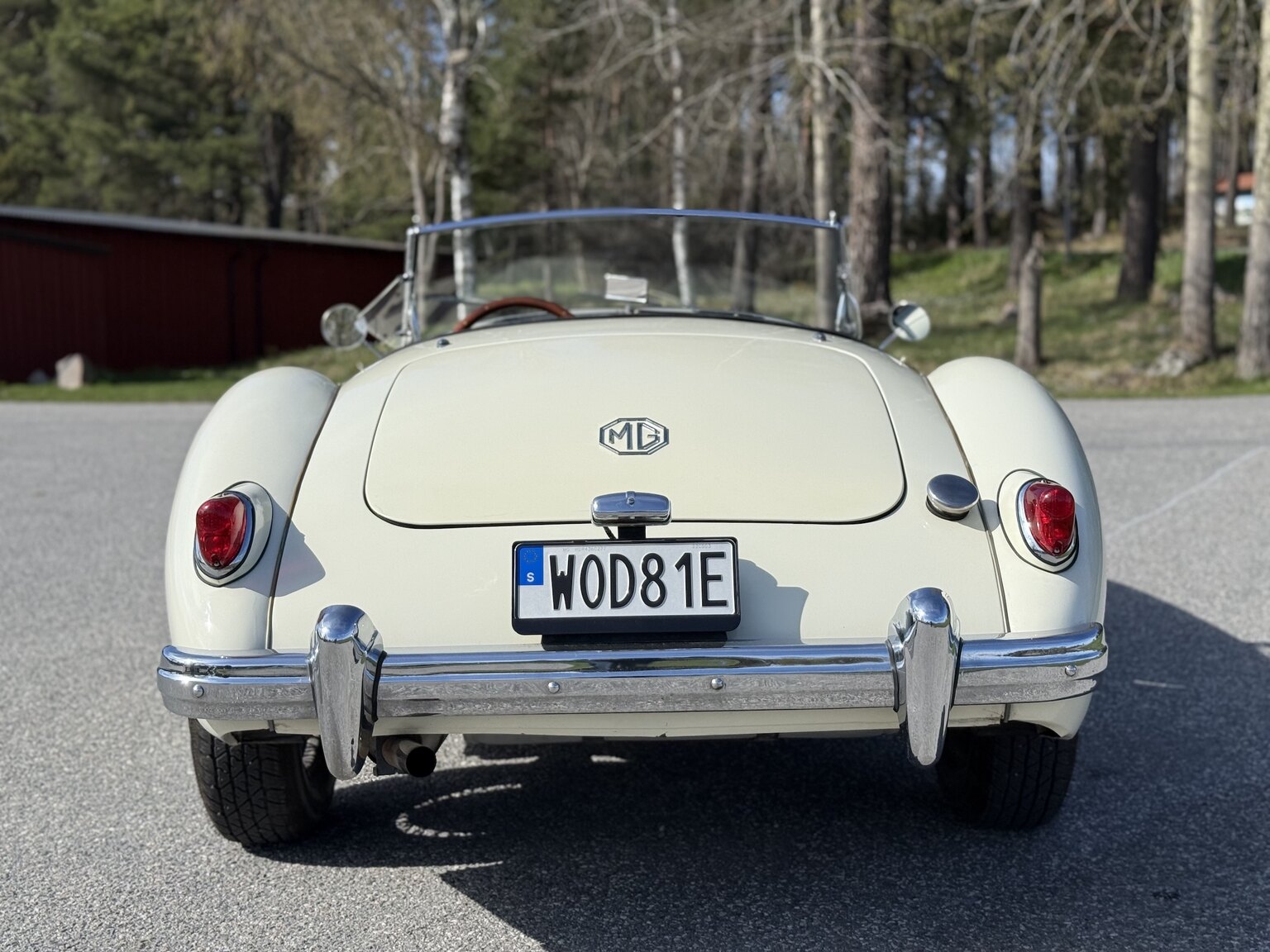 Exteriörbild på 1959 MG MGA 1500