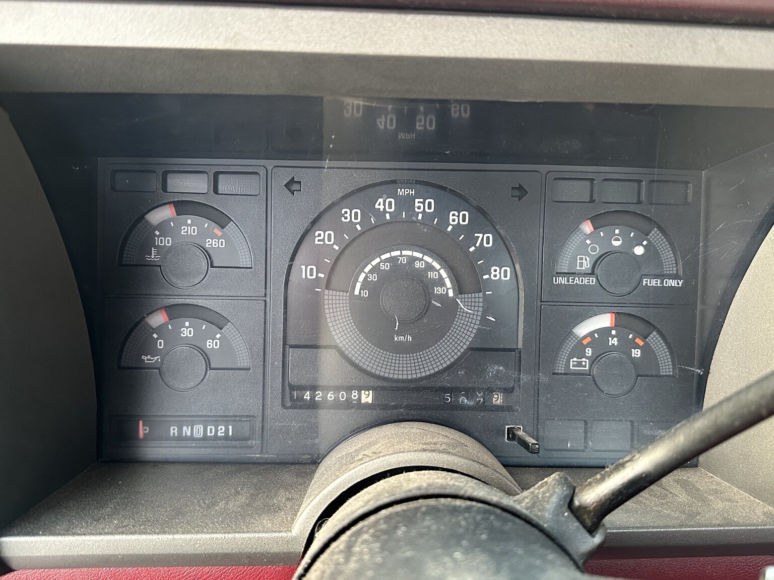 Interiörbild 1989 Chevrolet C1500 Silverado