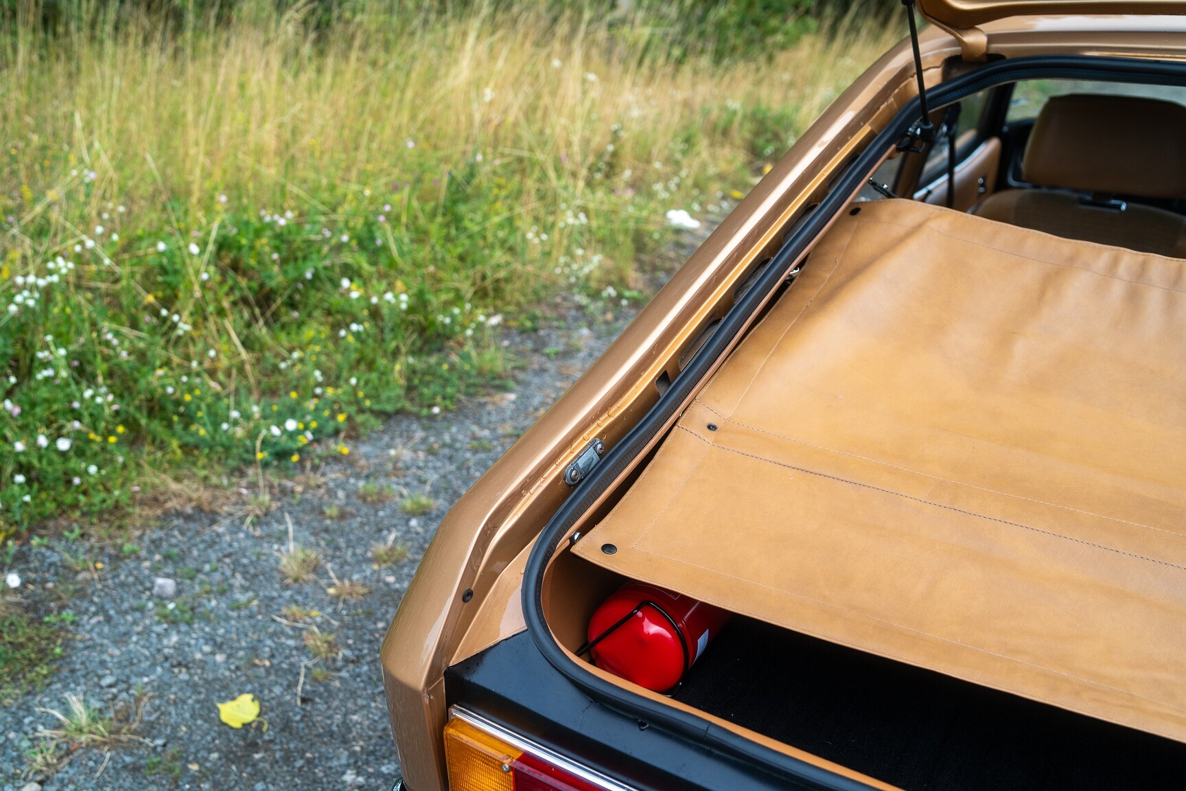 Interiörbild 1975 Ford Capri 1600