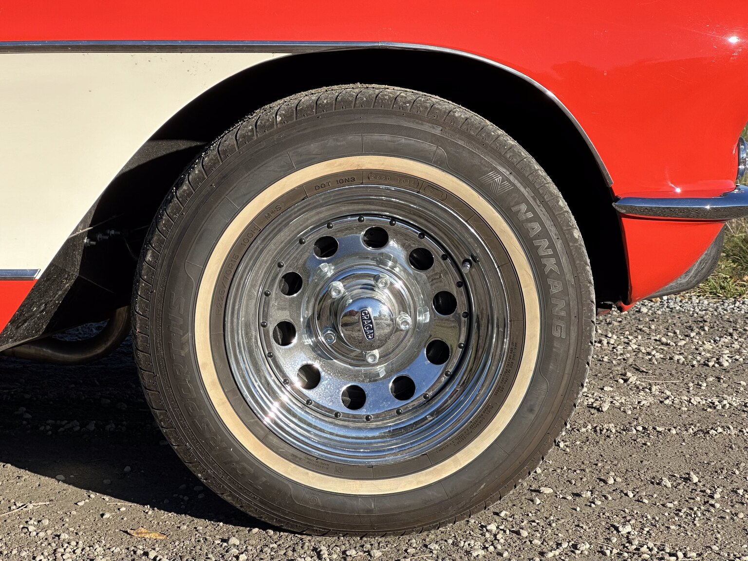 Exteriörbild på 1956 Chevrolet Corvette 