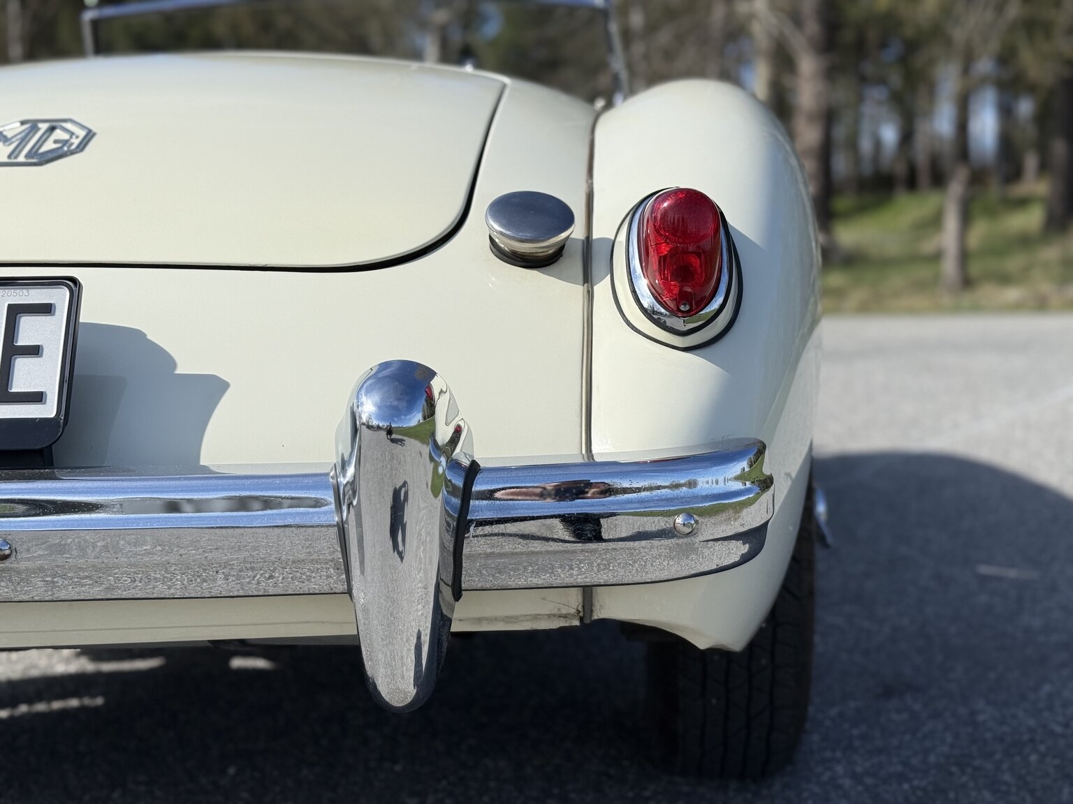 Exteriörbild på 1959 MG MGA 1500