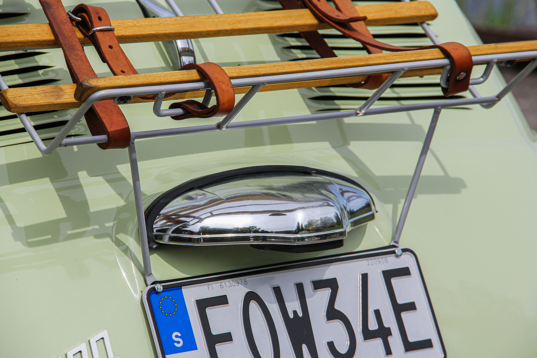 Exteriörbild på 1970 Fiat 500 Lusso