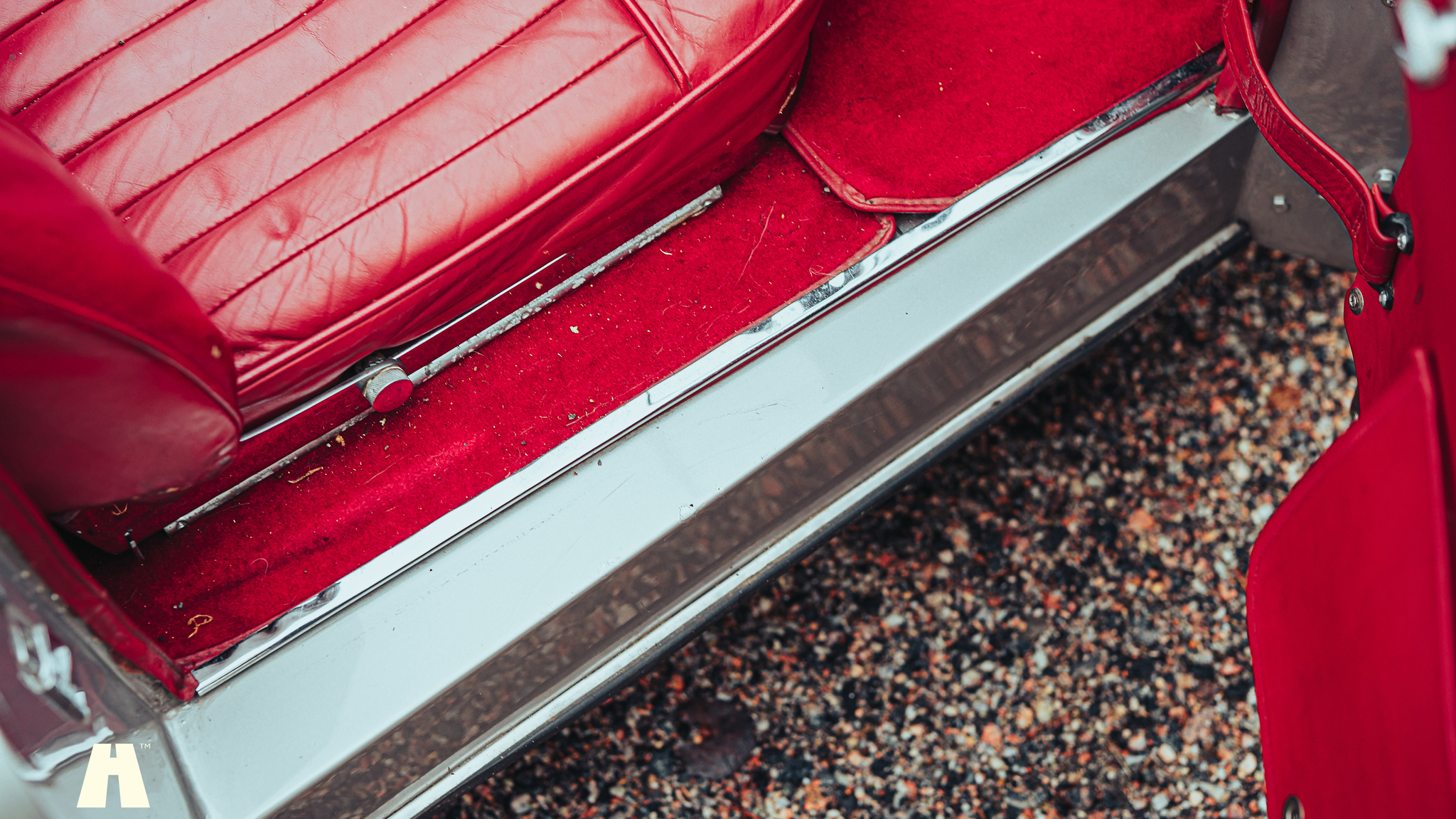 Interiörbild 1951 Jaguar XK120