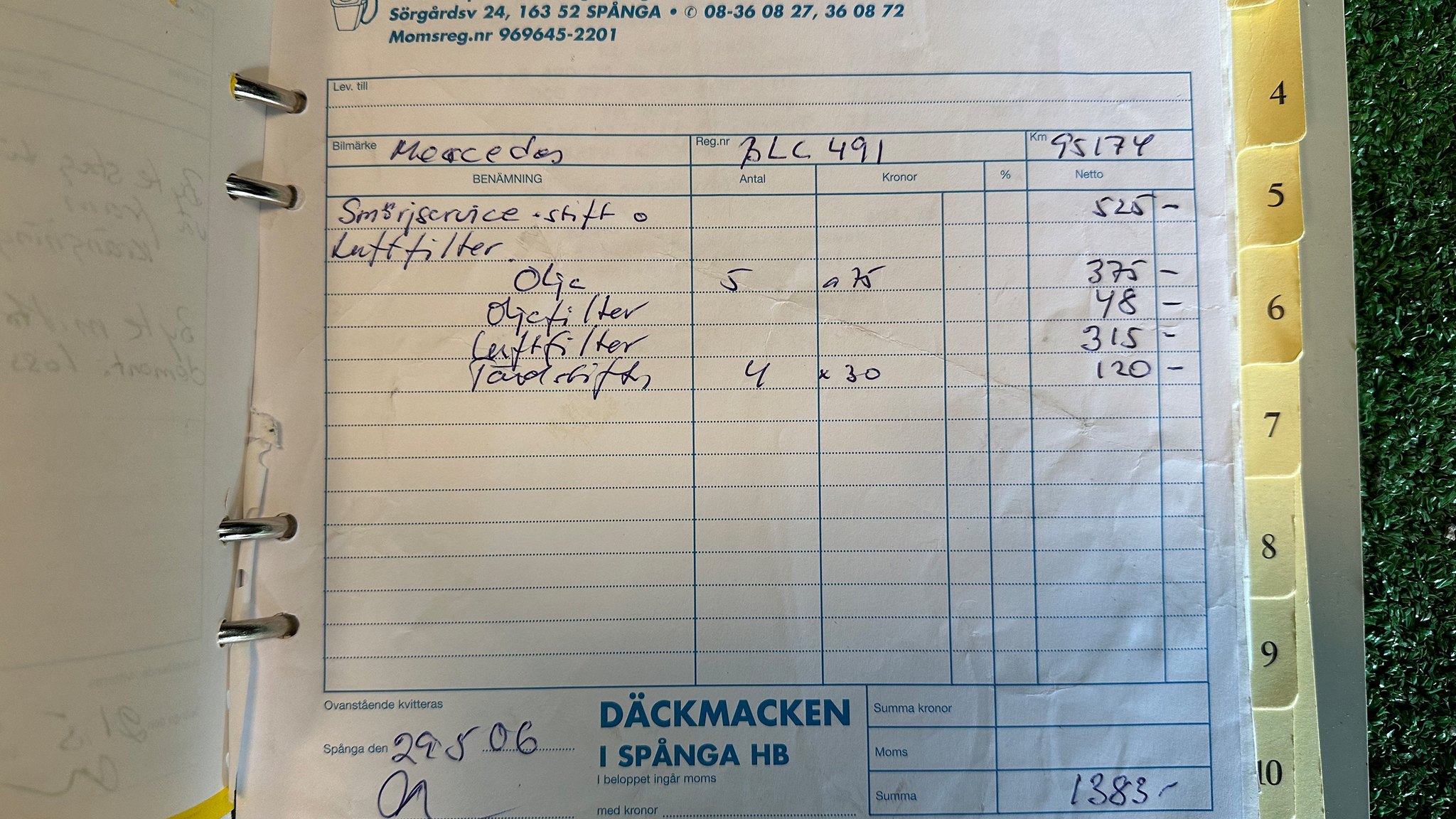 Dokumentation, 1972 Mercedes-Benz 200