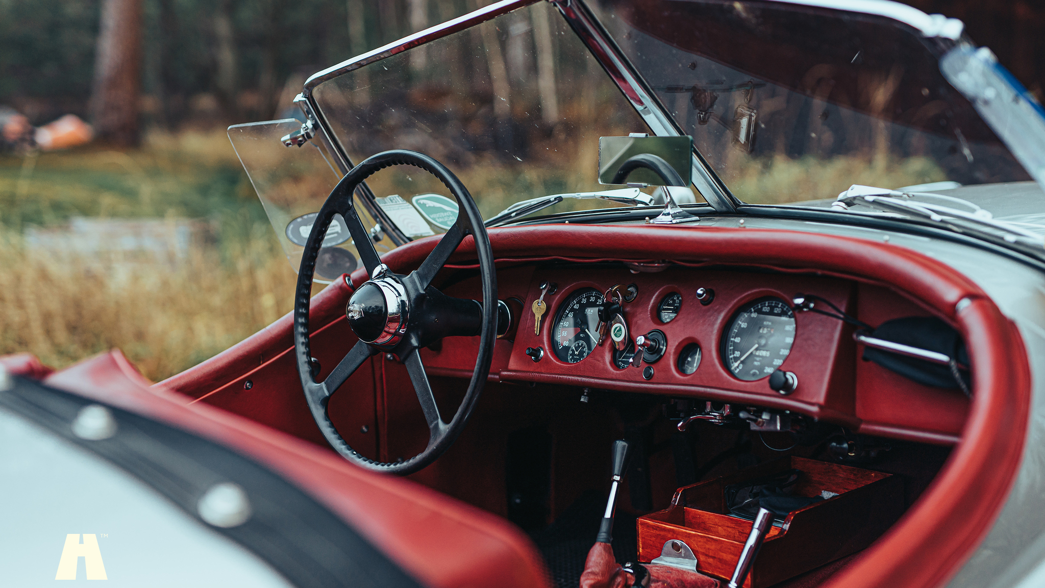 Interiörbild 1951 Jaguar XK120