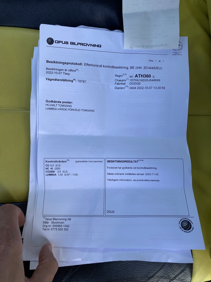 Documentation for 2005 Dodge Ram 1500 Bumble Bee