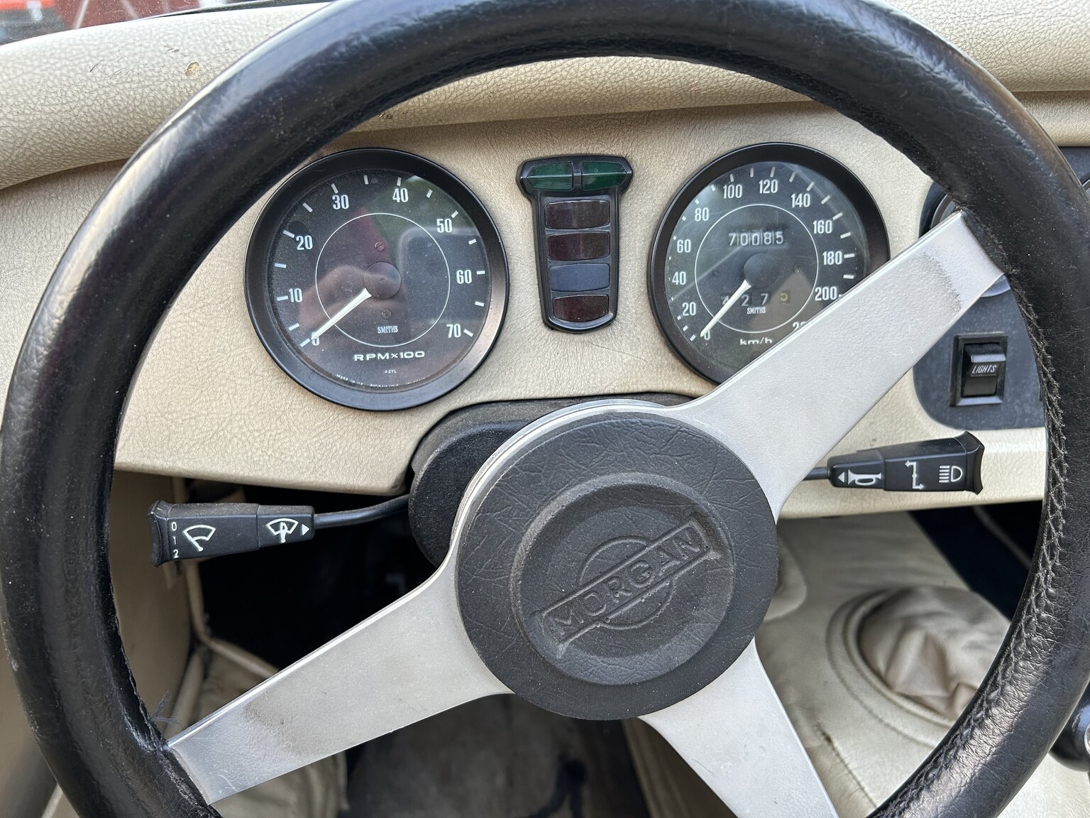 Interiörbild 1983 Morgan 4/4