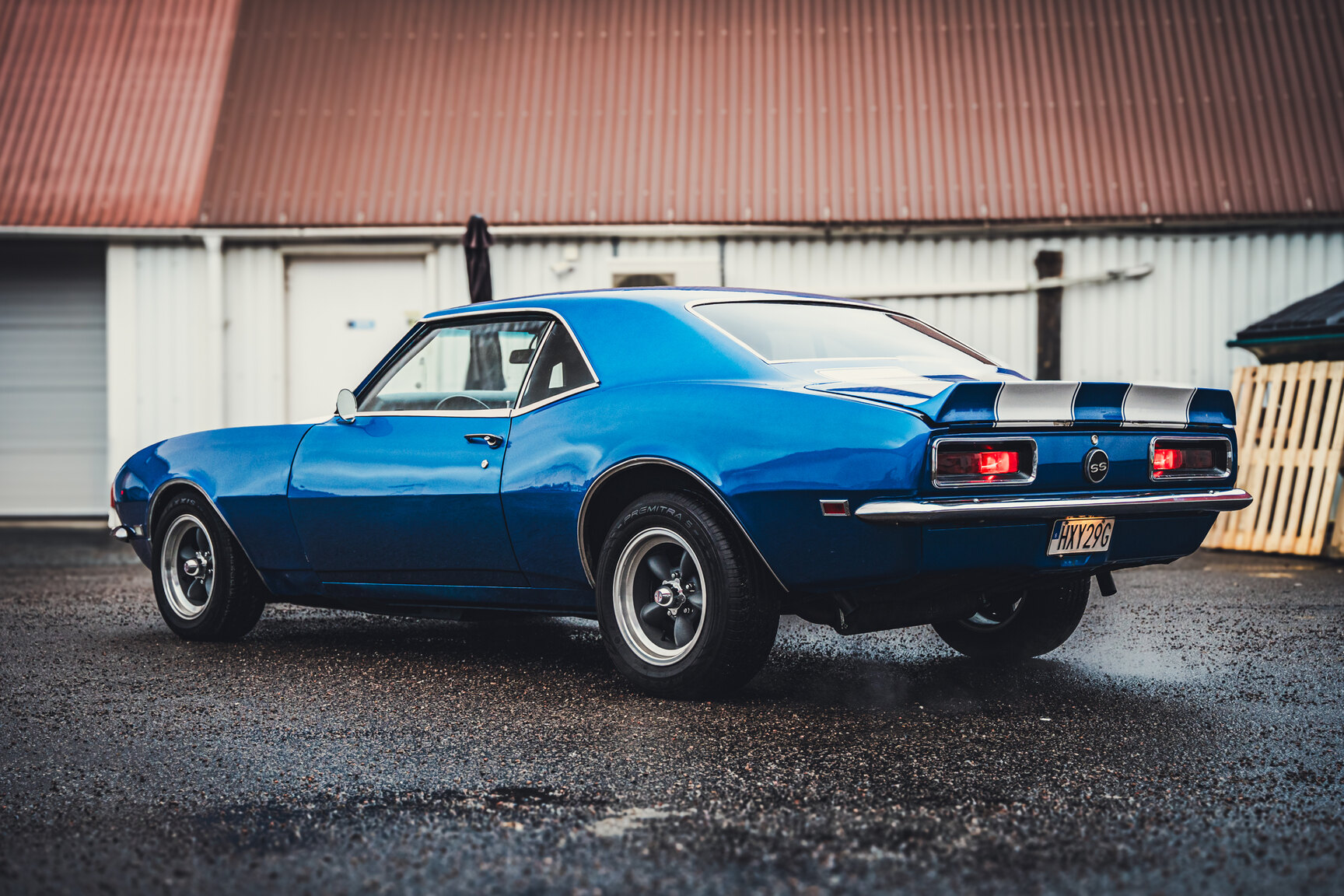 Exteriörbild på 1968 Chevrolet Camaro - Ett sista race