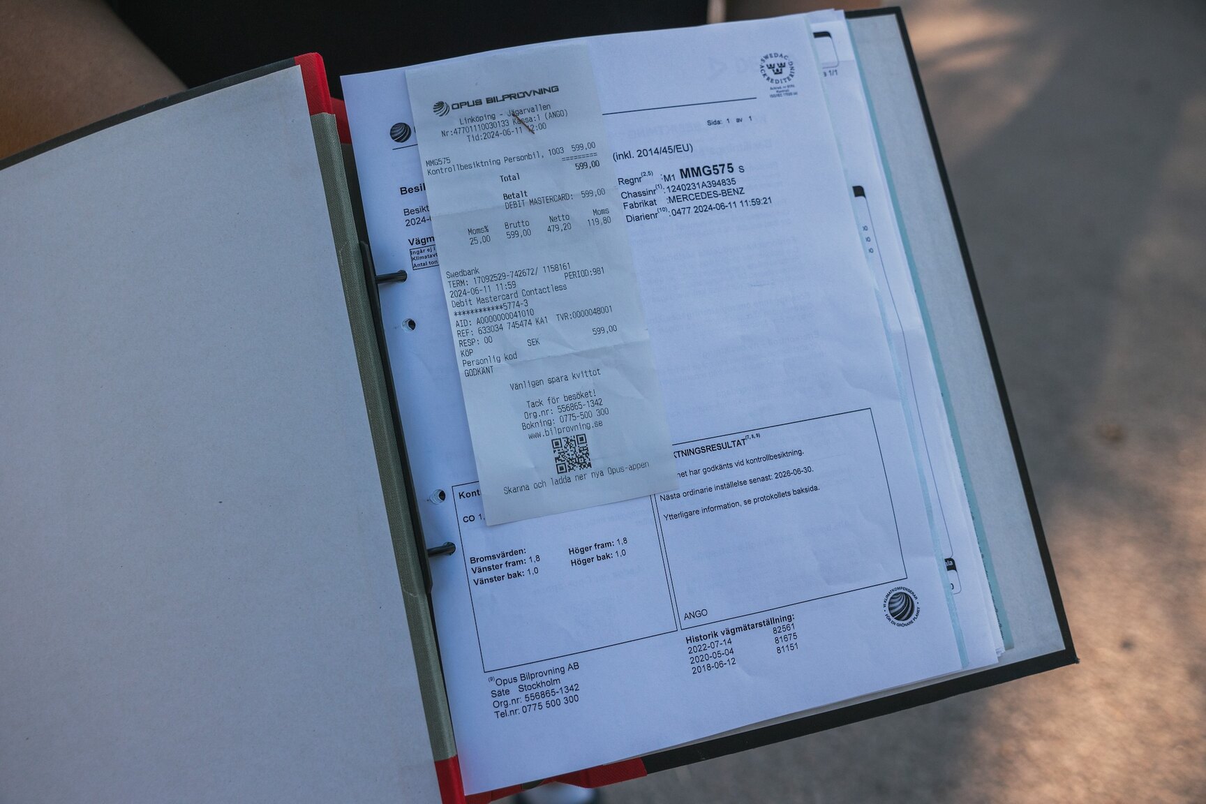 Dokumentation för 1987 Mercedes-Benz 230E