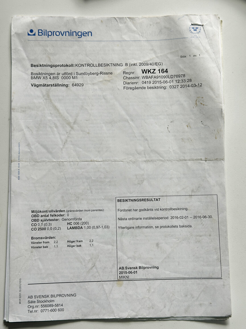 Documentation for 2005 BMW X5 4.8iS E53 LCI