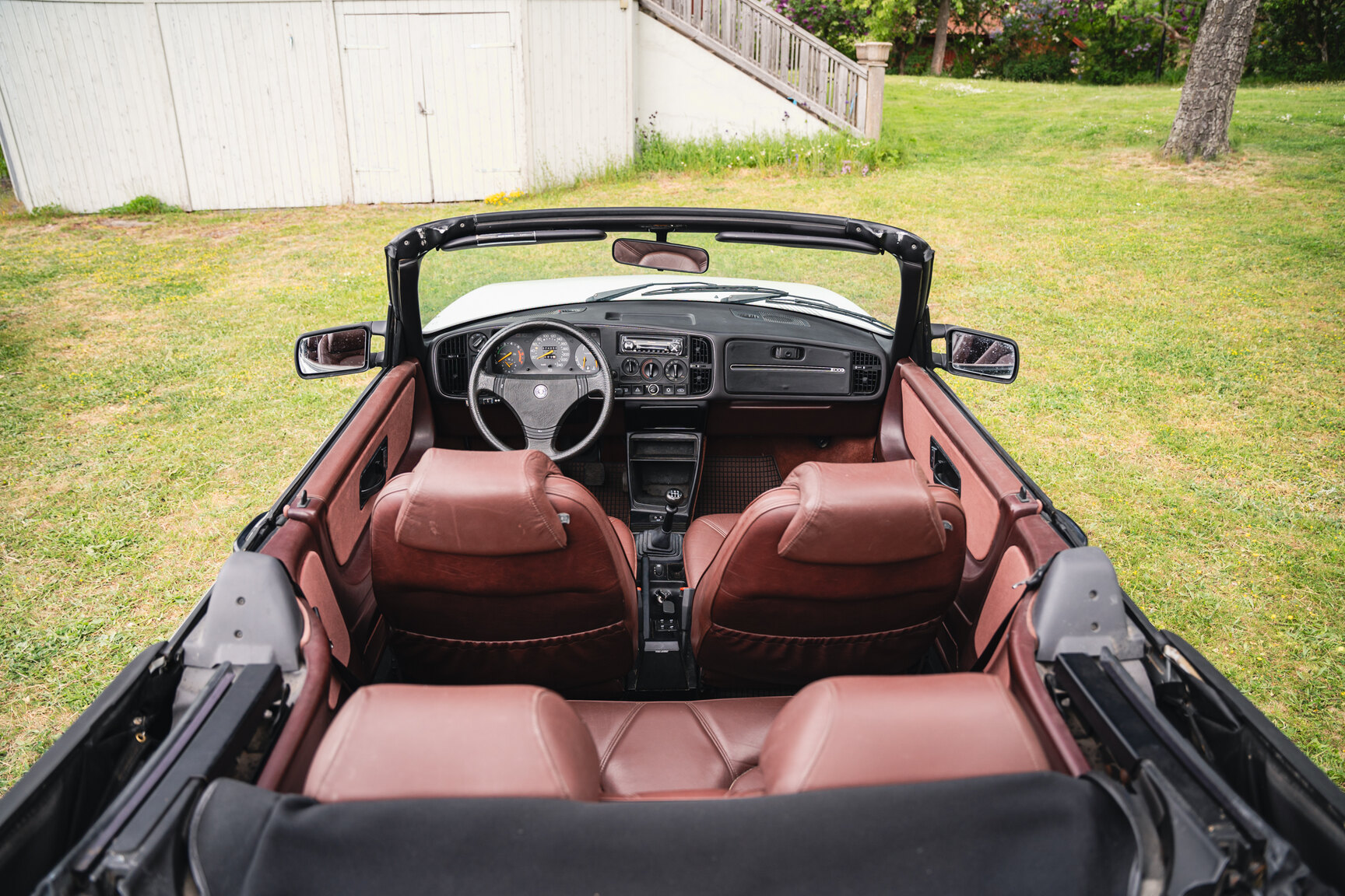 Interiörbild 1987 Saab 900 Turbo Convertible