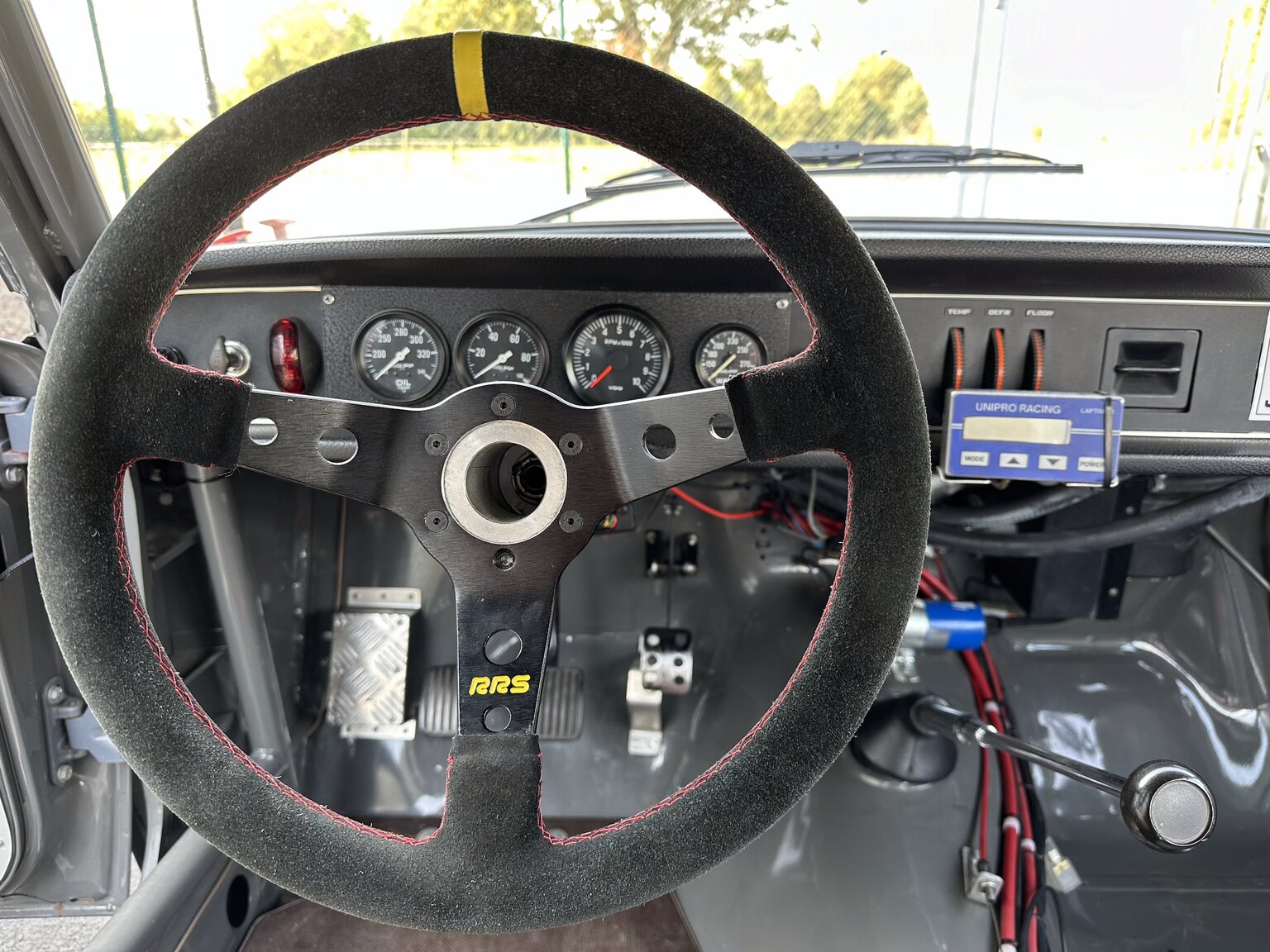 Interior image of 1969 Volvo 142 race car
