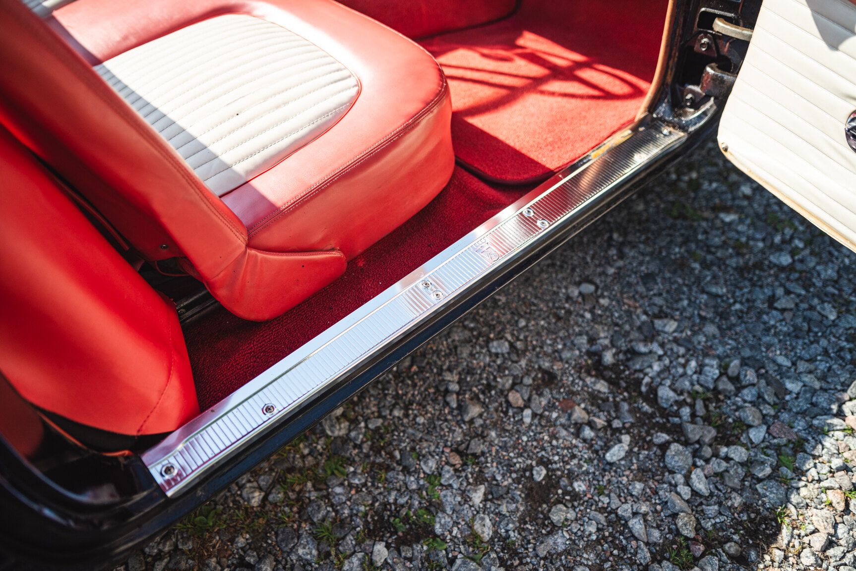 Interiörbild 1956 Ford Thunderbird