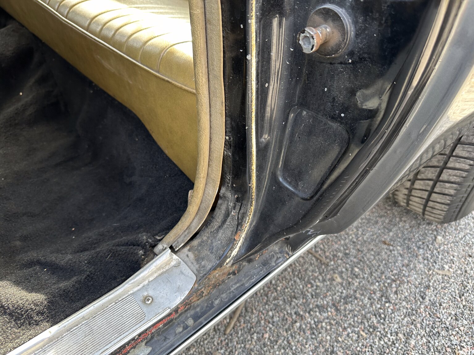 Interiörbild 1969 Pontiac GTO 406cid 
