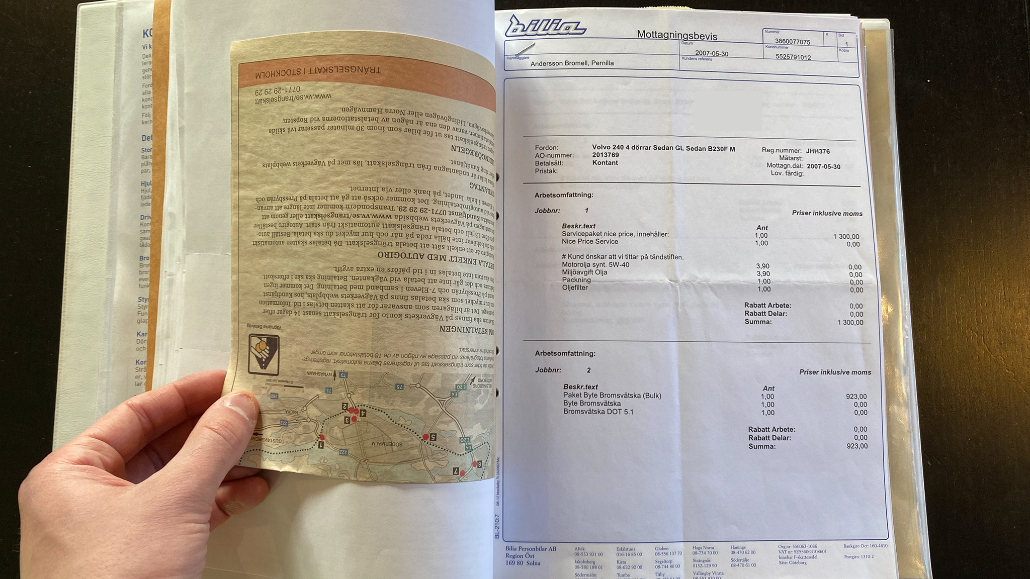 Dokumentation, 1988 Volvo 240 GL