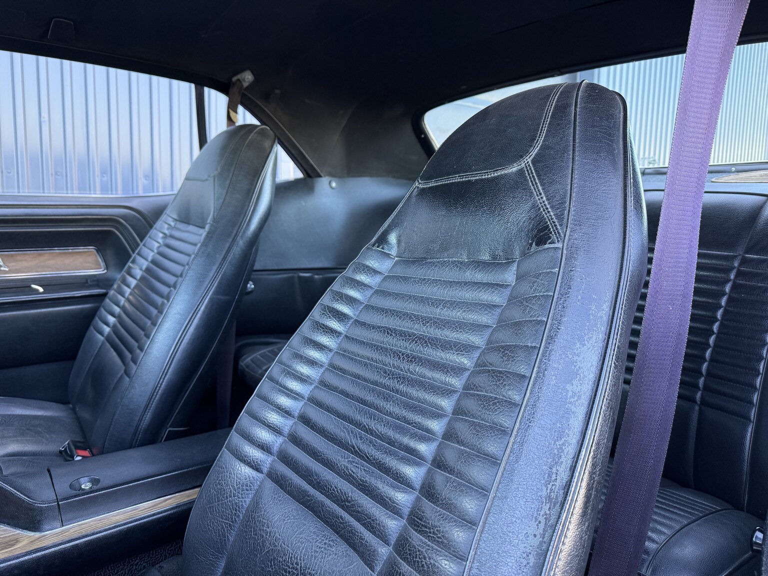 Interiörbild 1970 Dodge Challenger T/A 440 cui