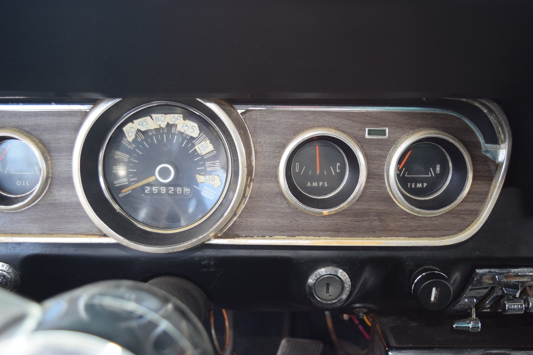 Interiörbild 1965 Ford Mustang 