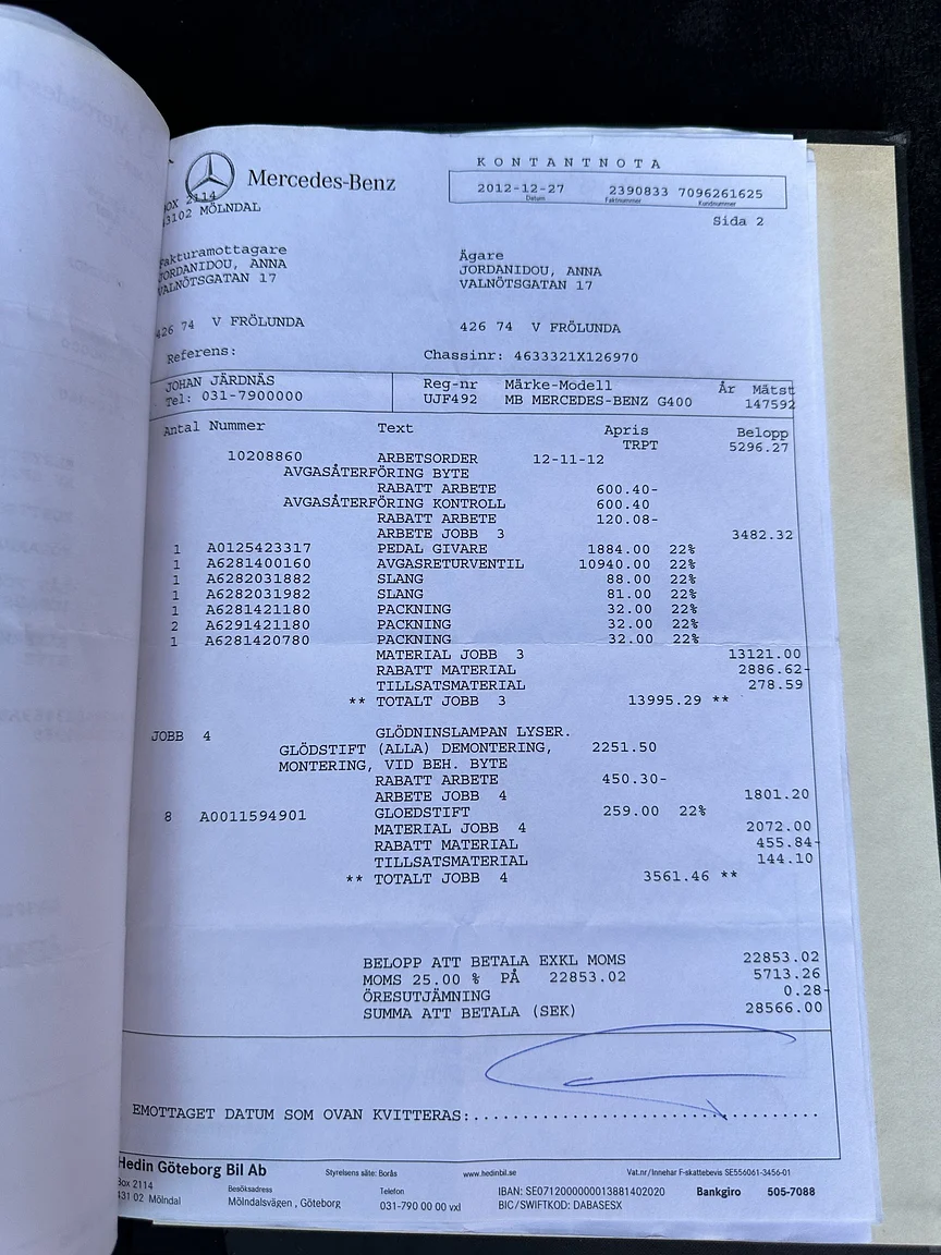 Documentation for 2002 Mercedes-Benz G400  (38)
