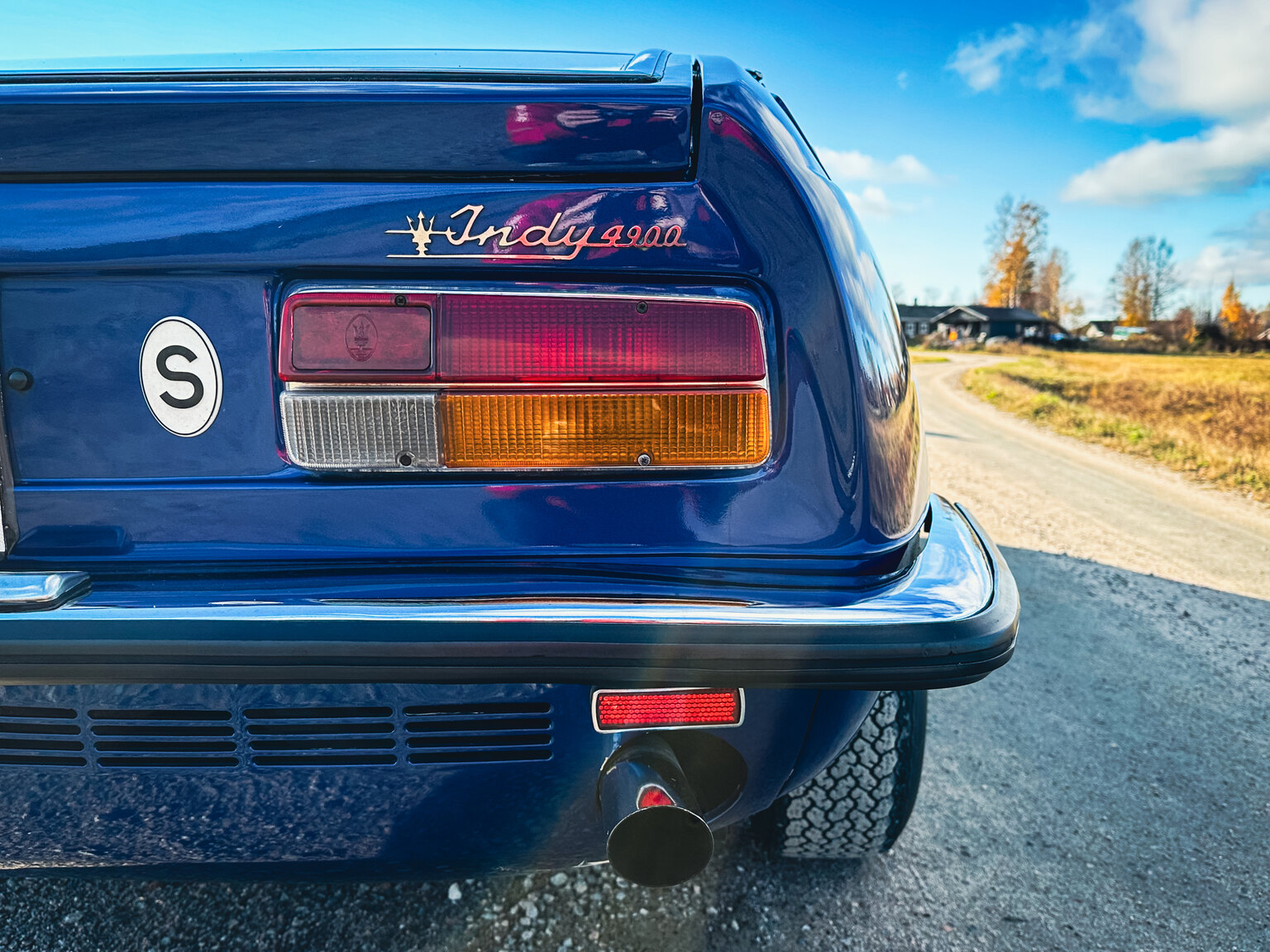 Exteriörbild på 1973 Maserati Indy