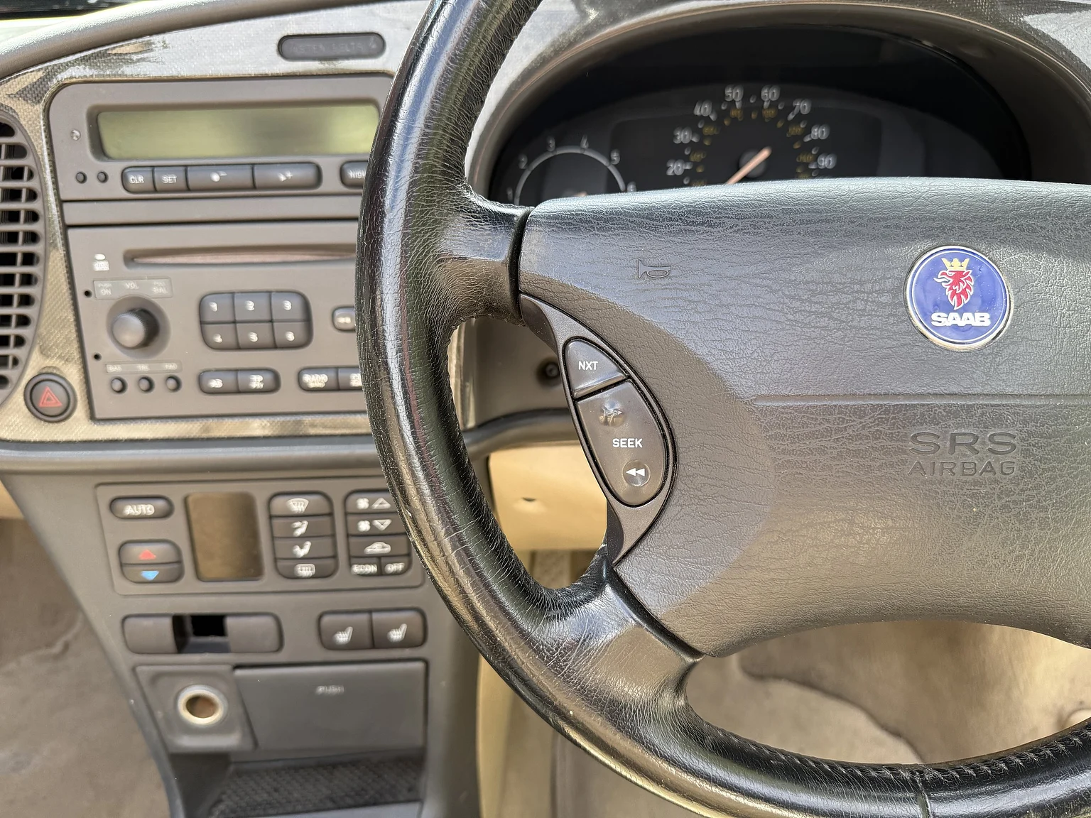 Interiörbild 2002 Saab 9-3 2.0T SE Convertible – NO RESERVE (50)
