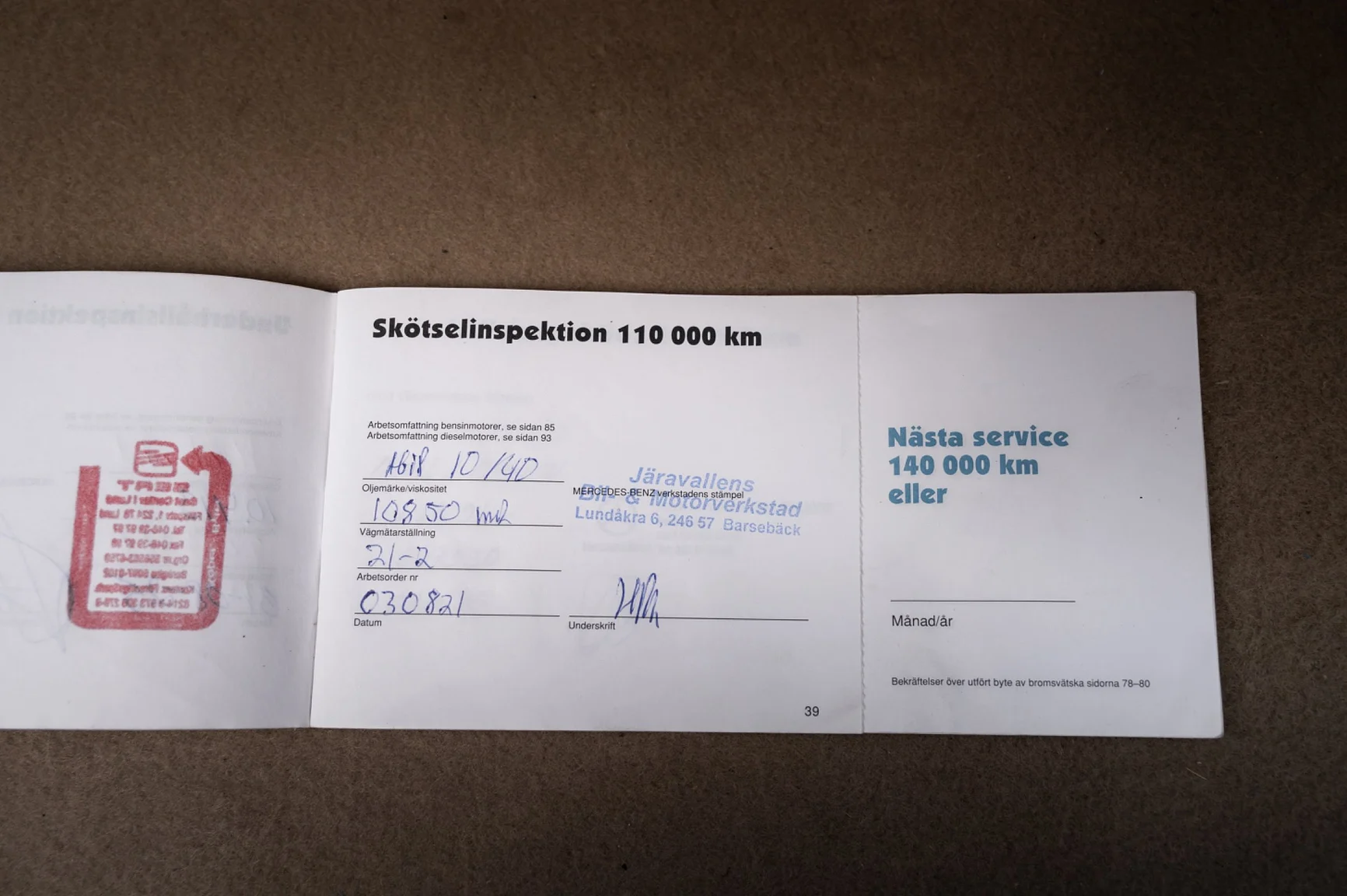 Dokumentation, 1991 Mercedes-Benz 500 SL (23)