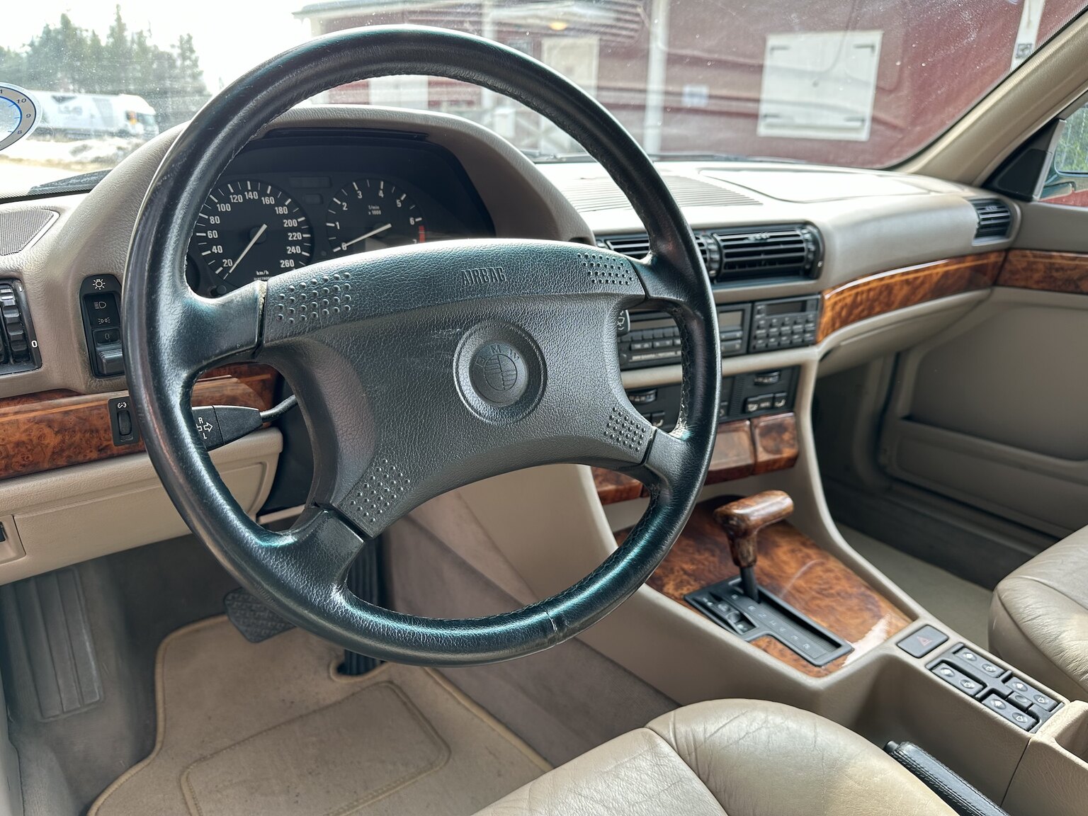 Interiörbild 1992 BMW 740iA