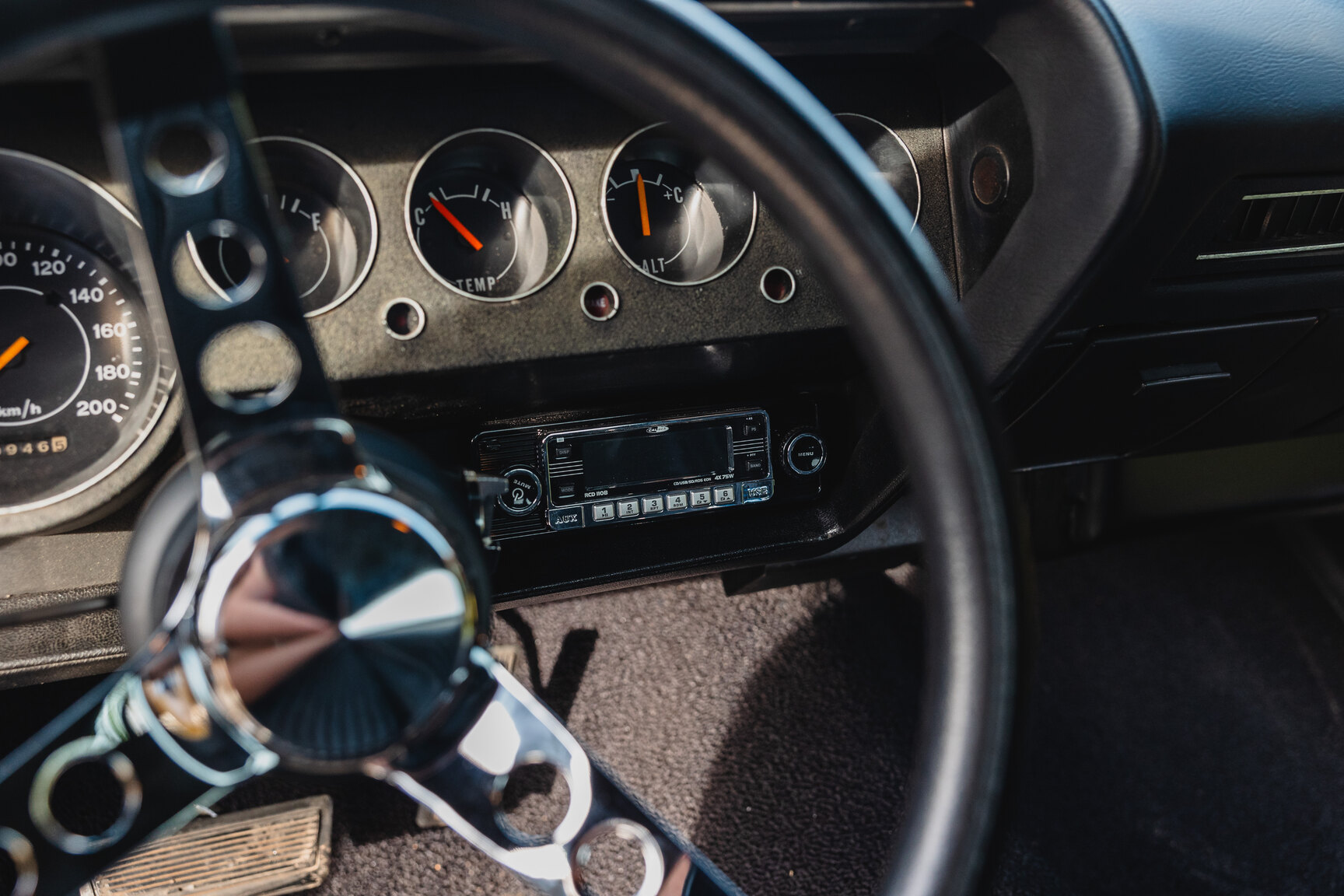 Interiörbild 1972 Dodge Challenger