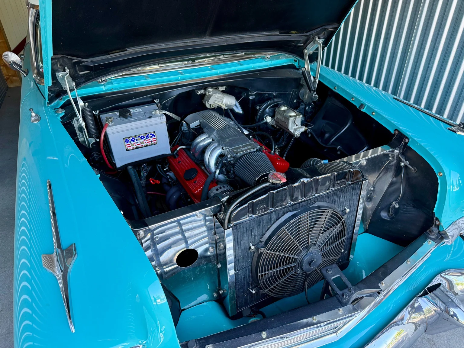 Image of 1956 Chevrolet Bel Air Sport Coupé LT1 – NO RESERVE mechanics (6)