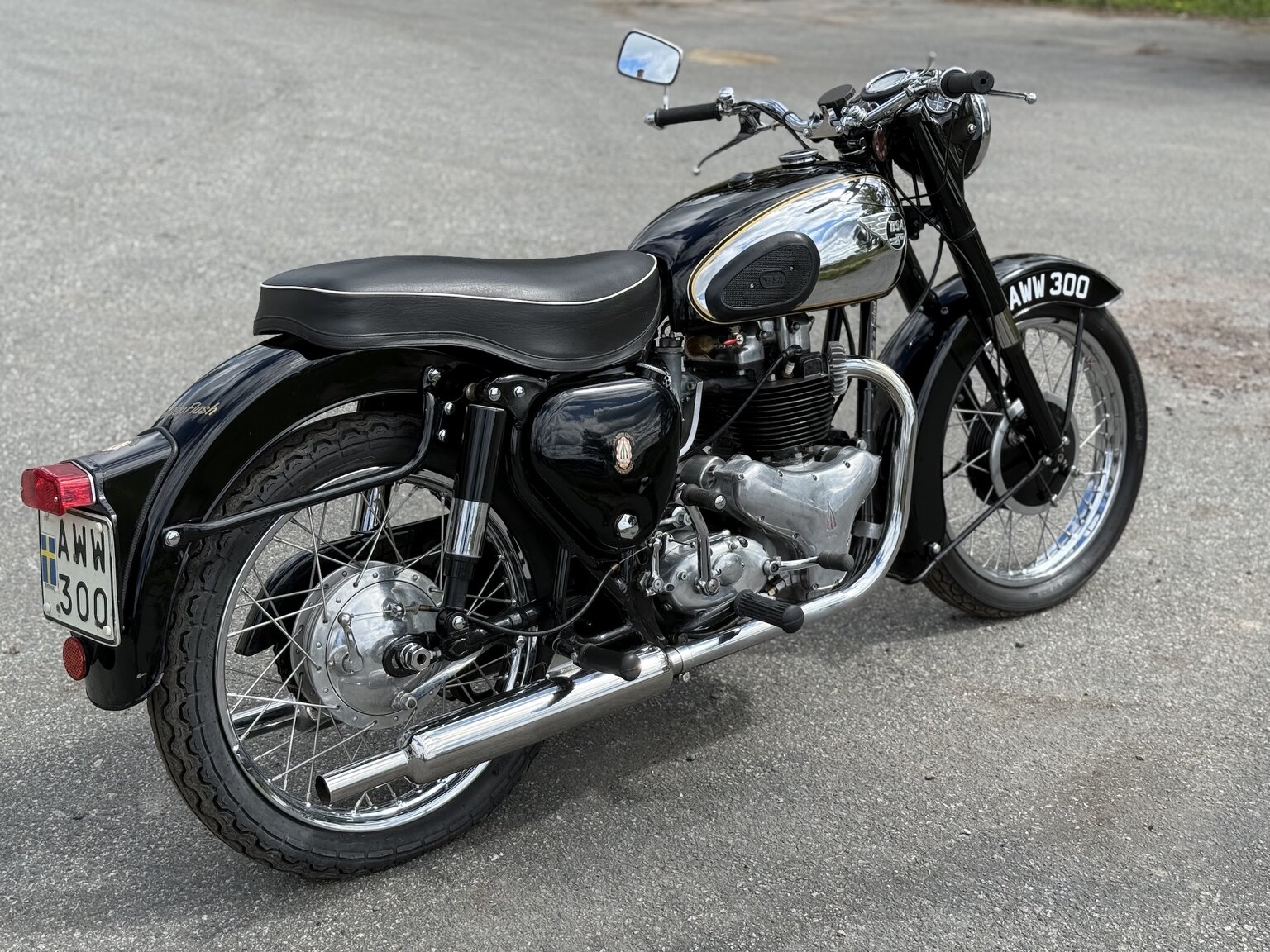 Exterior image of 1956 BSA 650 Golden Flash
