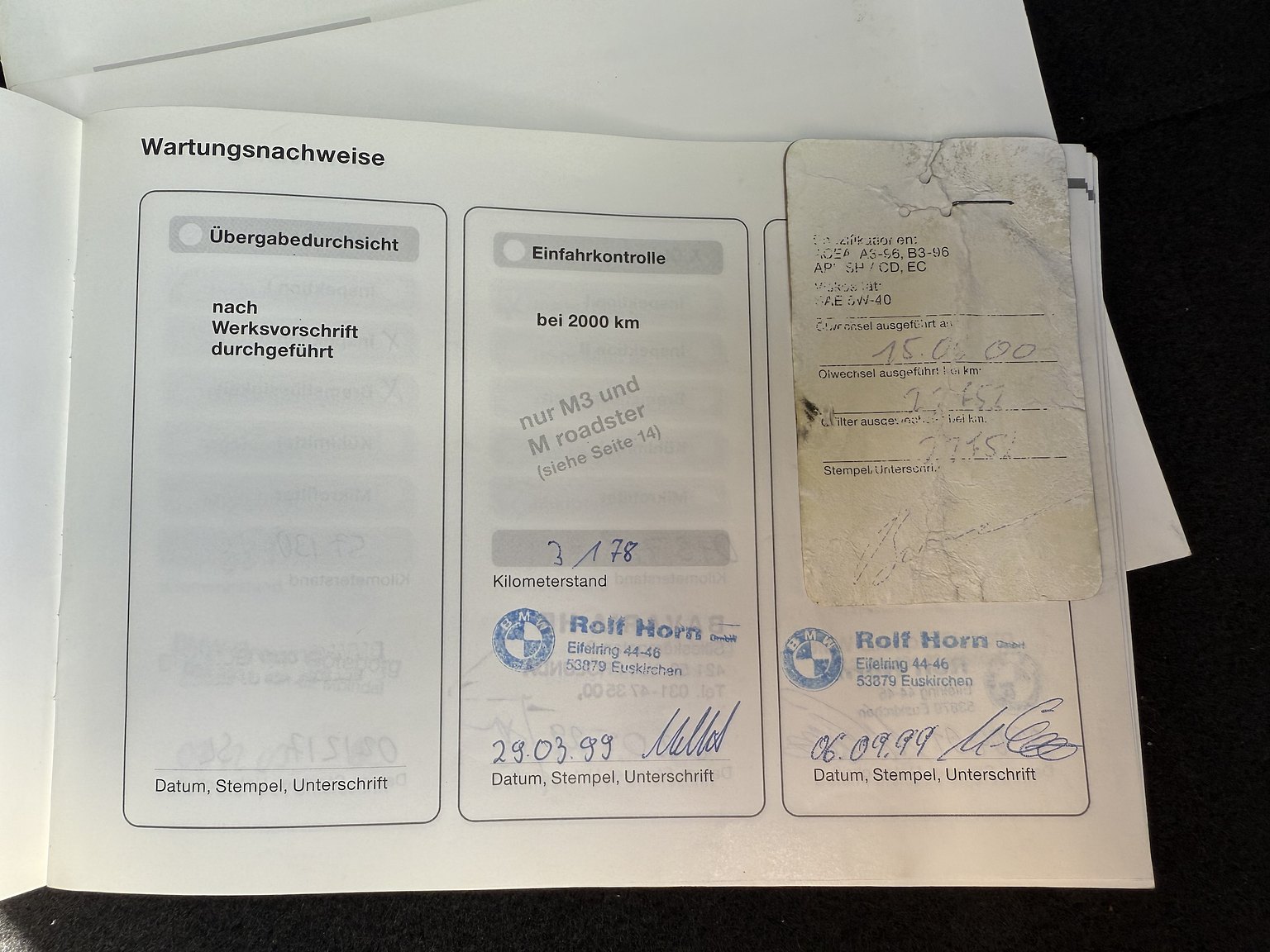 Dokumentation för 1999 BMW Z3 M Coupé (4)