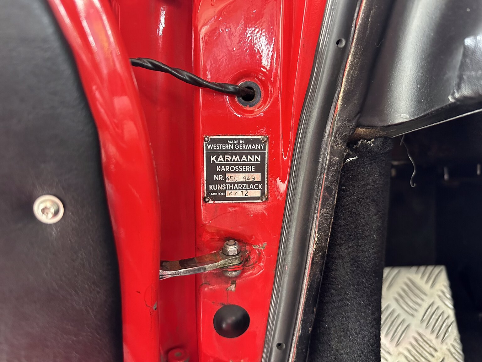Interiörbild 1965 Porsche 912 V8