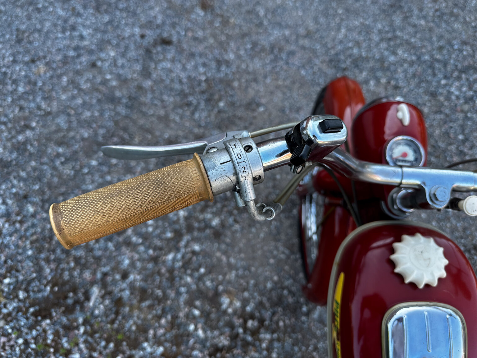 Exteriörbild på 1956 Puch MS 50 L (15)