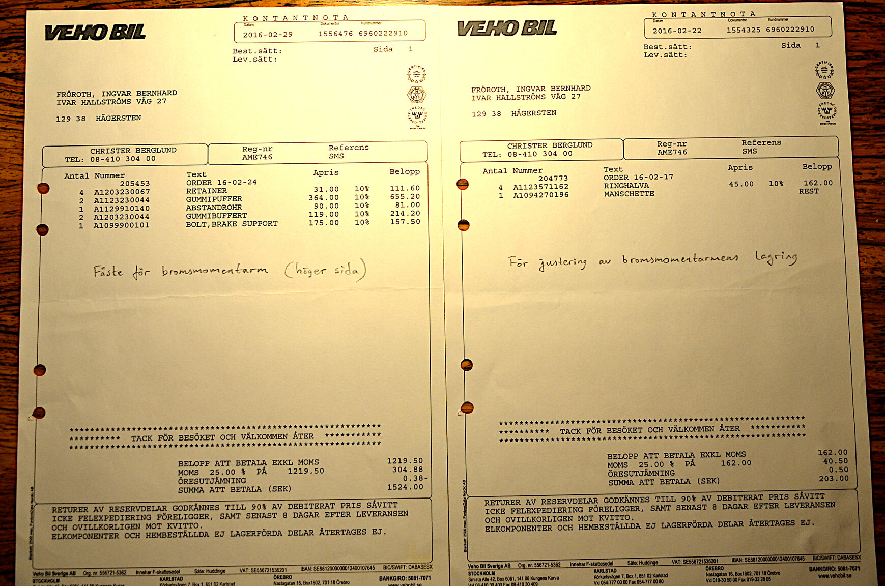 Dokumentation för 1968 Mercedes-Benz W109 300 SEL 6.3