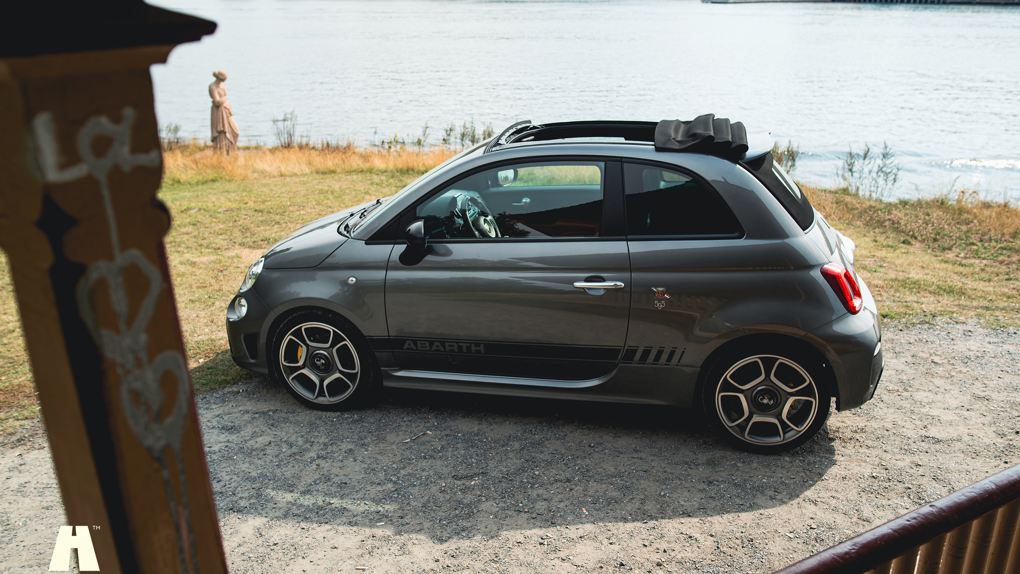 Exteriörbild på 2018 Abarth 595 Turismo CAB