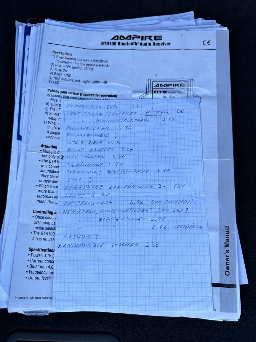 Documentation for 2003  Audi RS6 C5