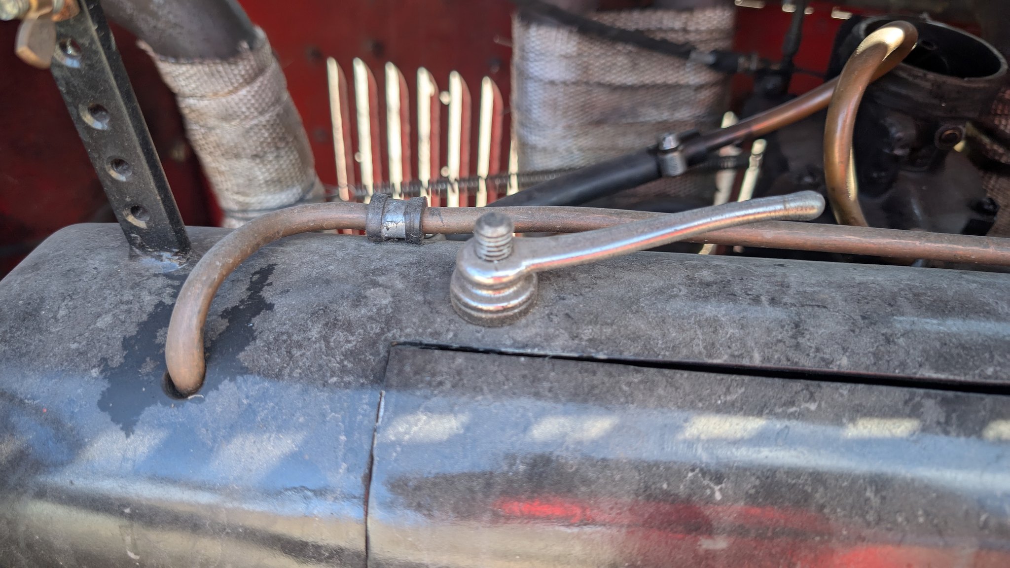 Image of 1929 FIAT 321C (521c) "Flying Fiona" mechanics