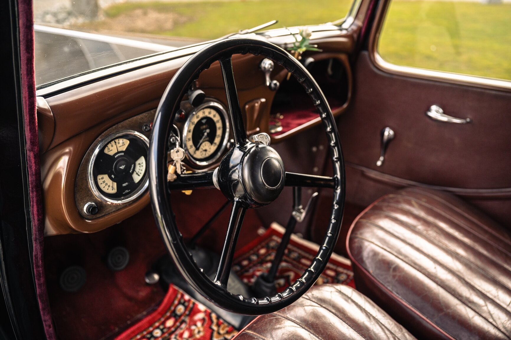 Interior image of 1937 Austin Ten-Four 10-4