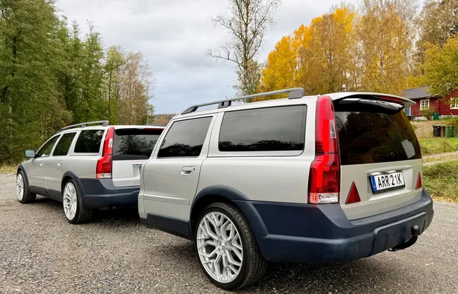 2003 Volvo XC70 med ekipage – Exteriör