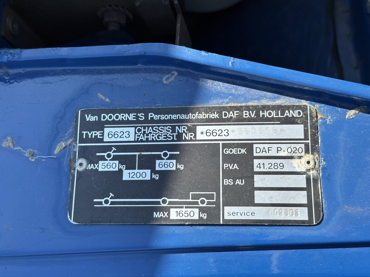 Image of 1974 DAF 66 Sedan 1.1 mechanics