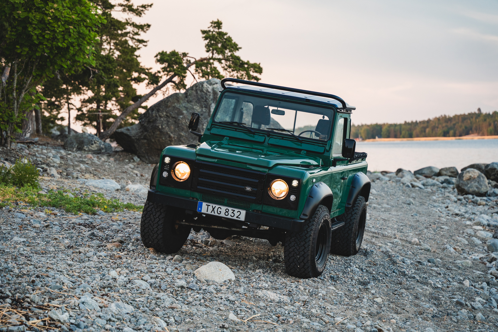 Exteriörbild på 2003 Land Rover Defender TD5 90 Pickup (2)