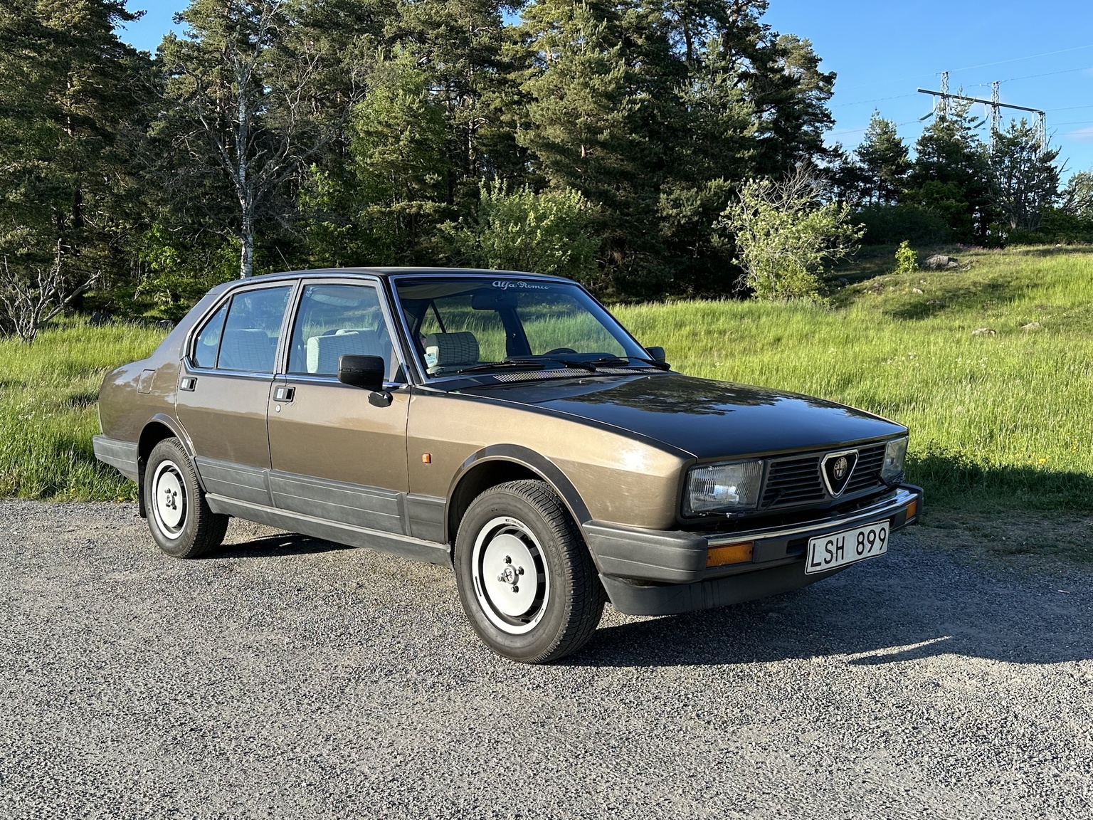 Exteriörbild på 1984 Alfa Romeo Alfetta 2000
