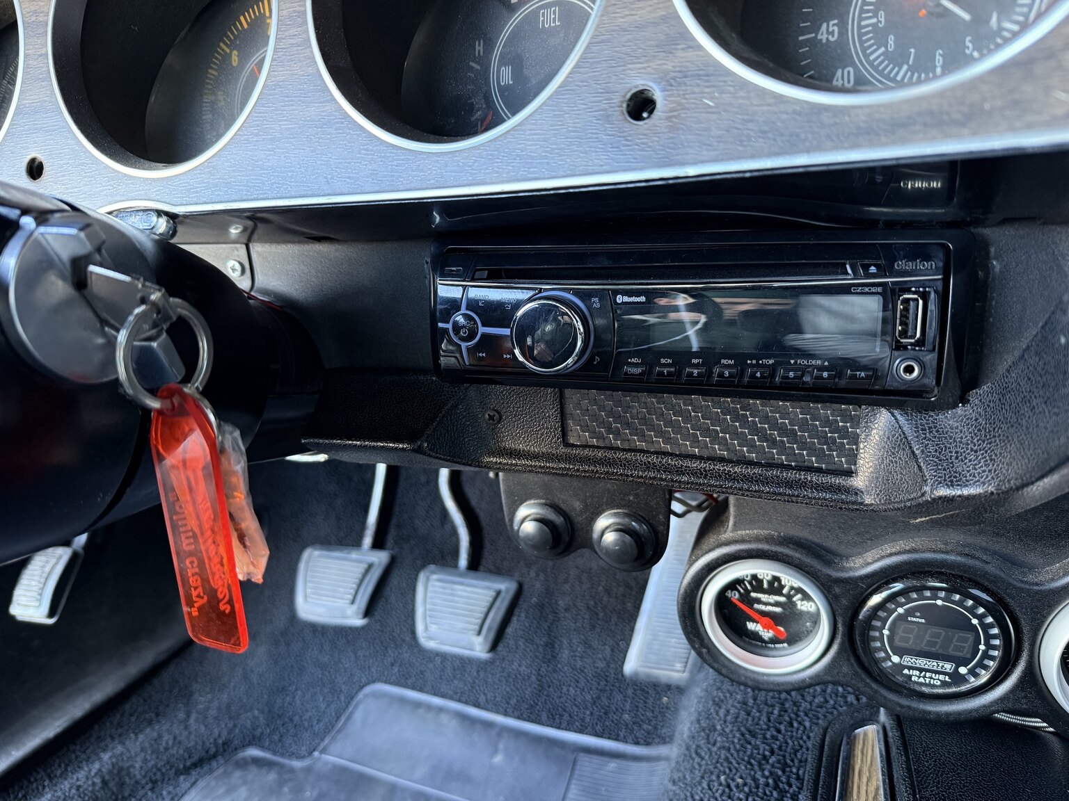 Interiörbild 1970 Dodge Challenger T/A 440 cui